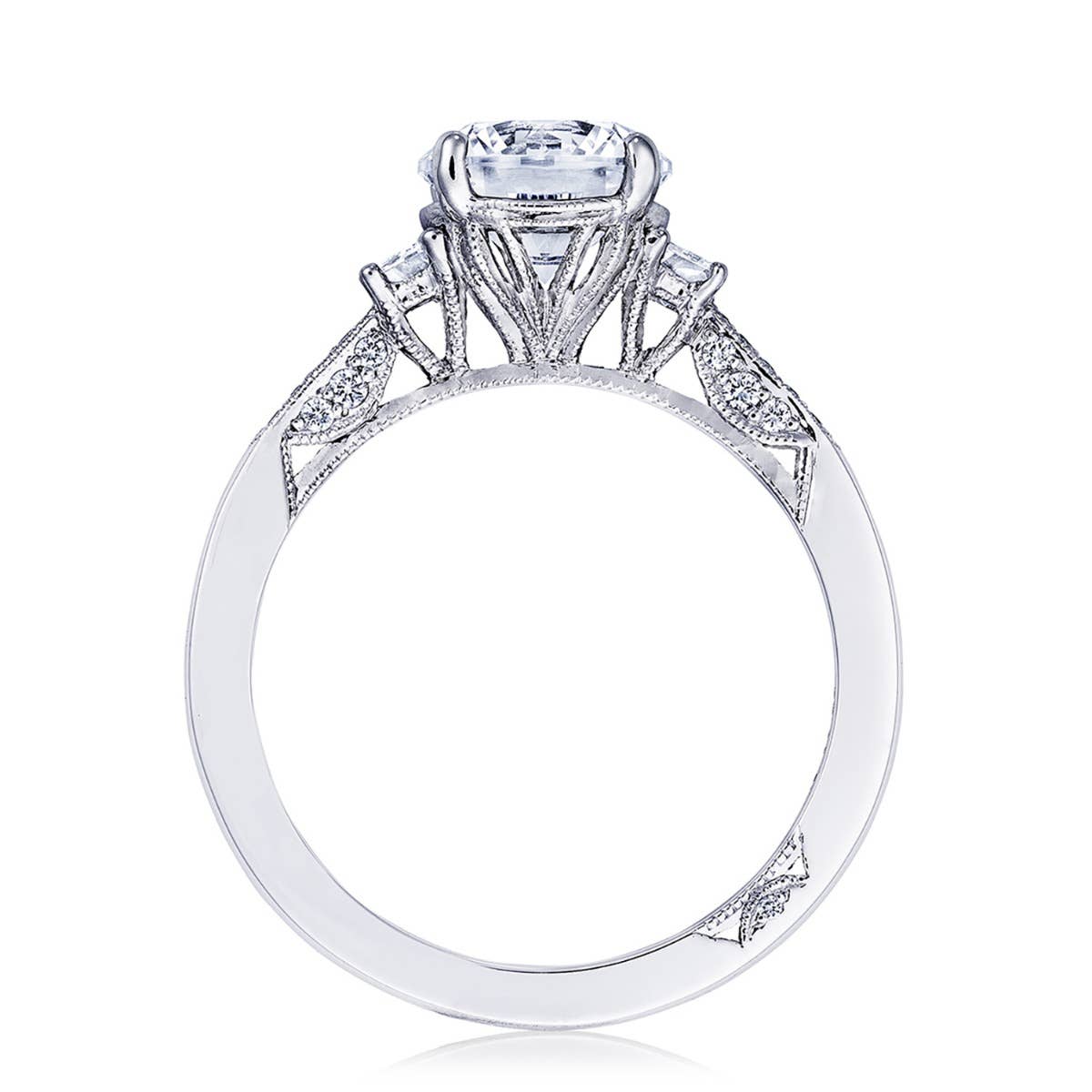 Simply TACORI | Round 3-Stone Engagement Ring 2659RD65