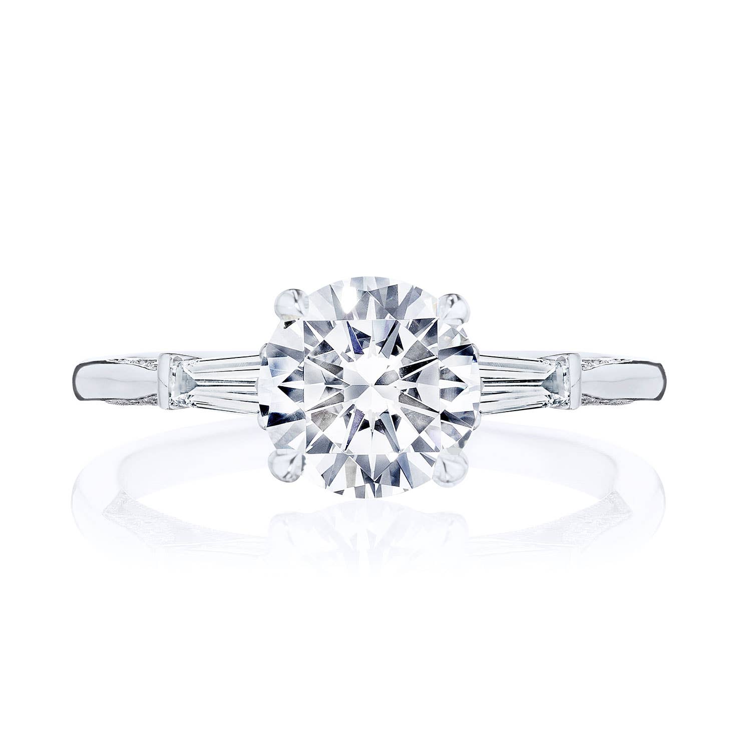 Simply TACORI | Round 3-Stone Engagement Ring 2669RD75