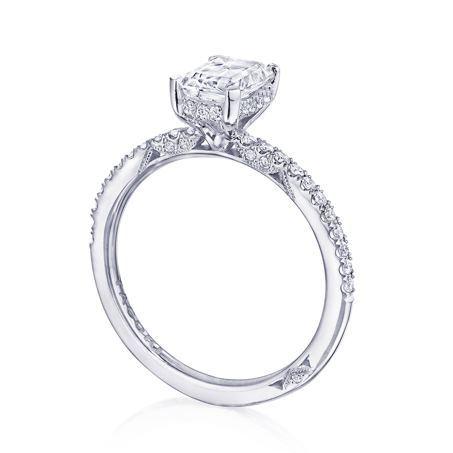 Simply TACORI | Emerald Solitaire Engagement Ring 267015EC7X5