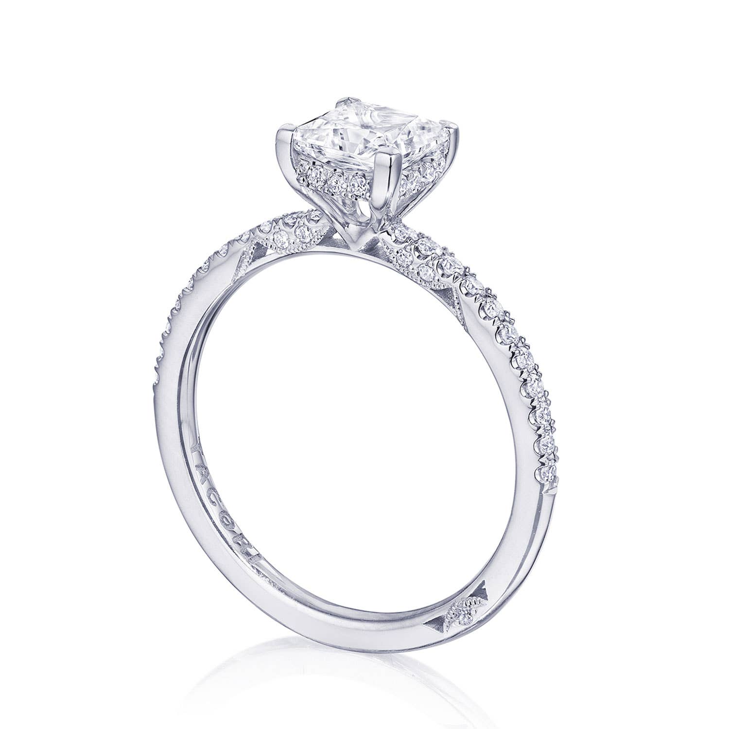 Simply TACORI | Princess Solitaire Engagement Ring 267015PR55