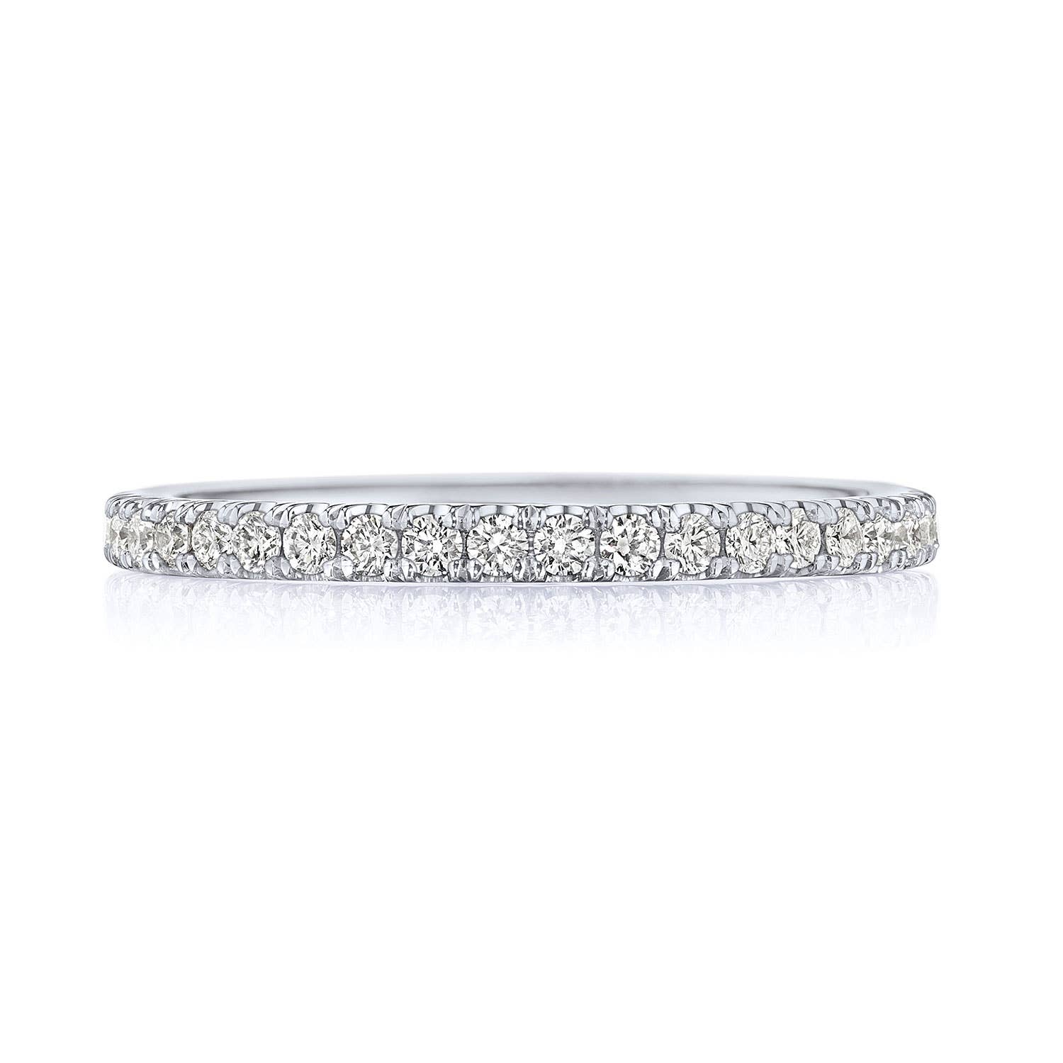 Simply TACORI | French Pavé Diamond Wedding Band - 2mm 2670B34