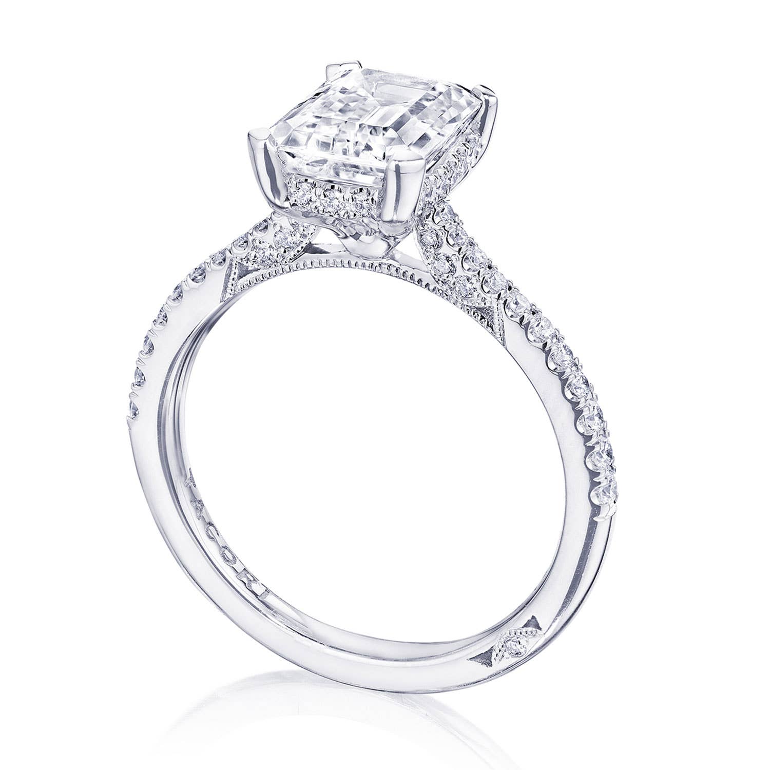 Simply TACORI | Emerald Solitaire Engagement Ring 2671EC85X65