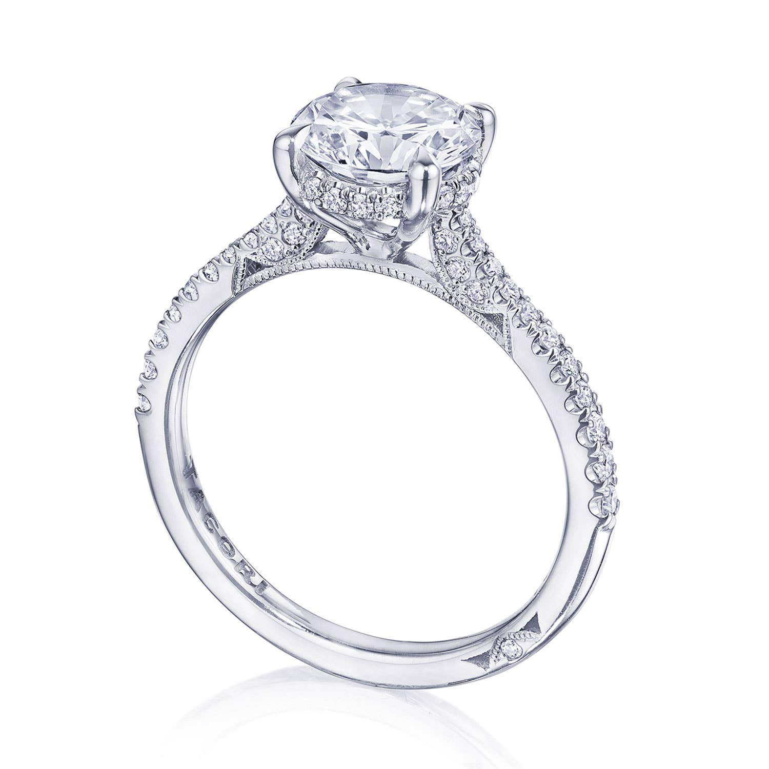 Simply TACORI | Round Solitaire Engagement Ring 2671RD75