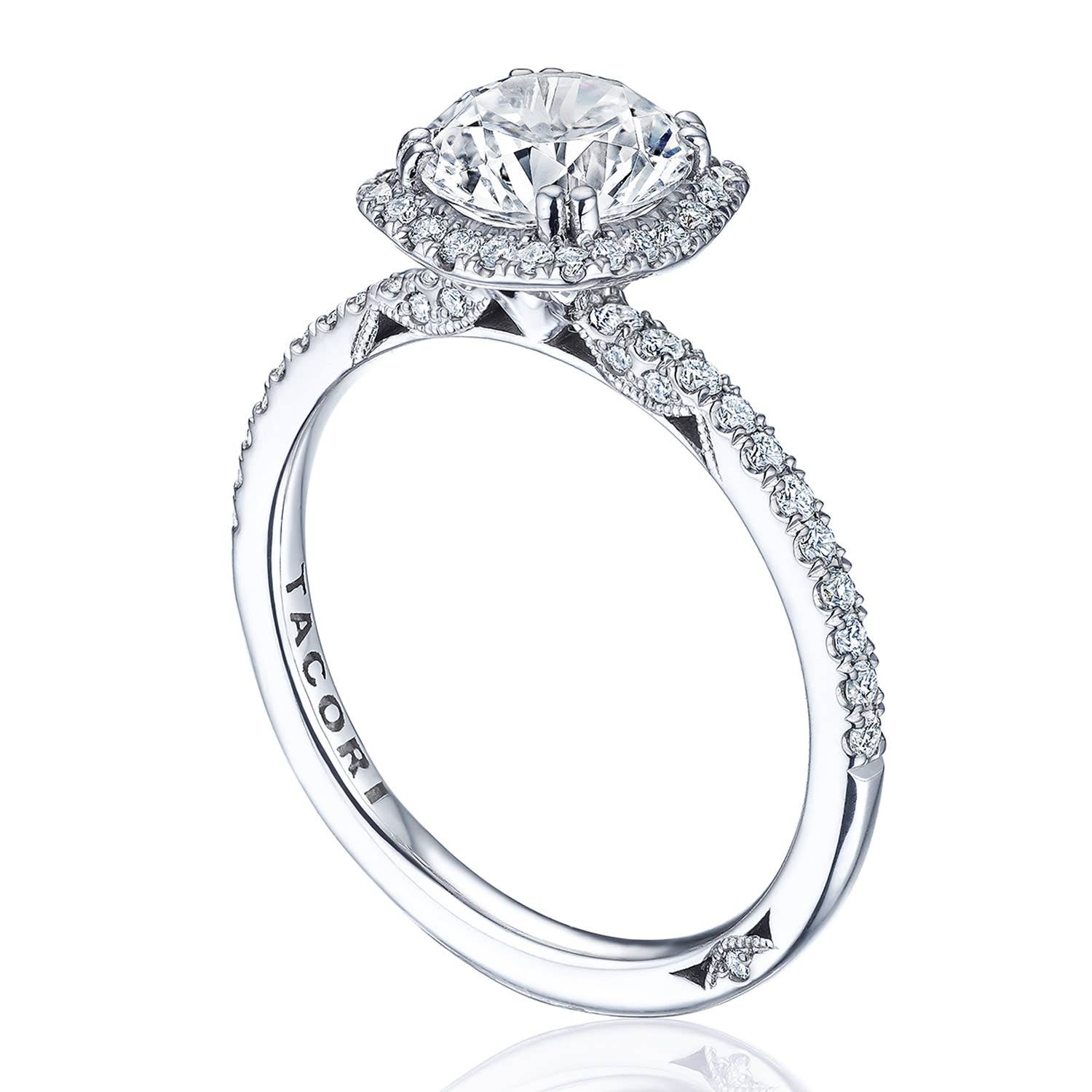 Simply TACORI | Cushion Bloom Engagement Ring 267615CU7