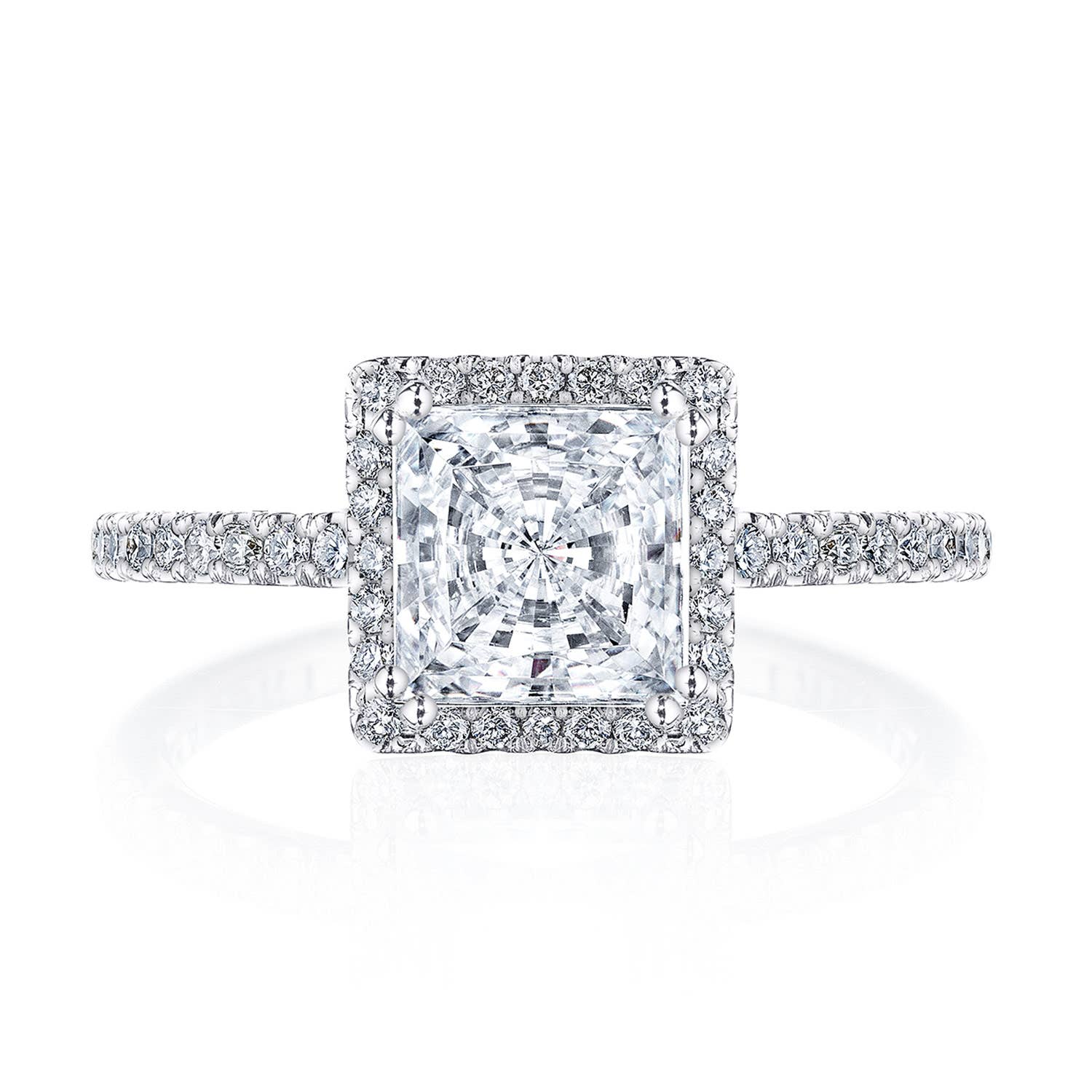 Simply TACORI | Princess Bloom Engagement Ring 267615PR65