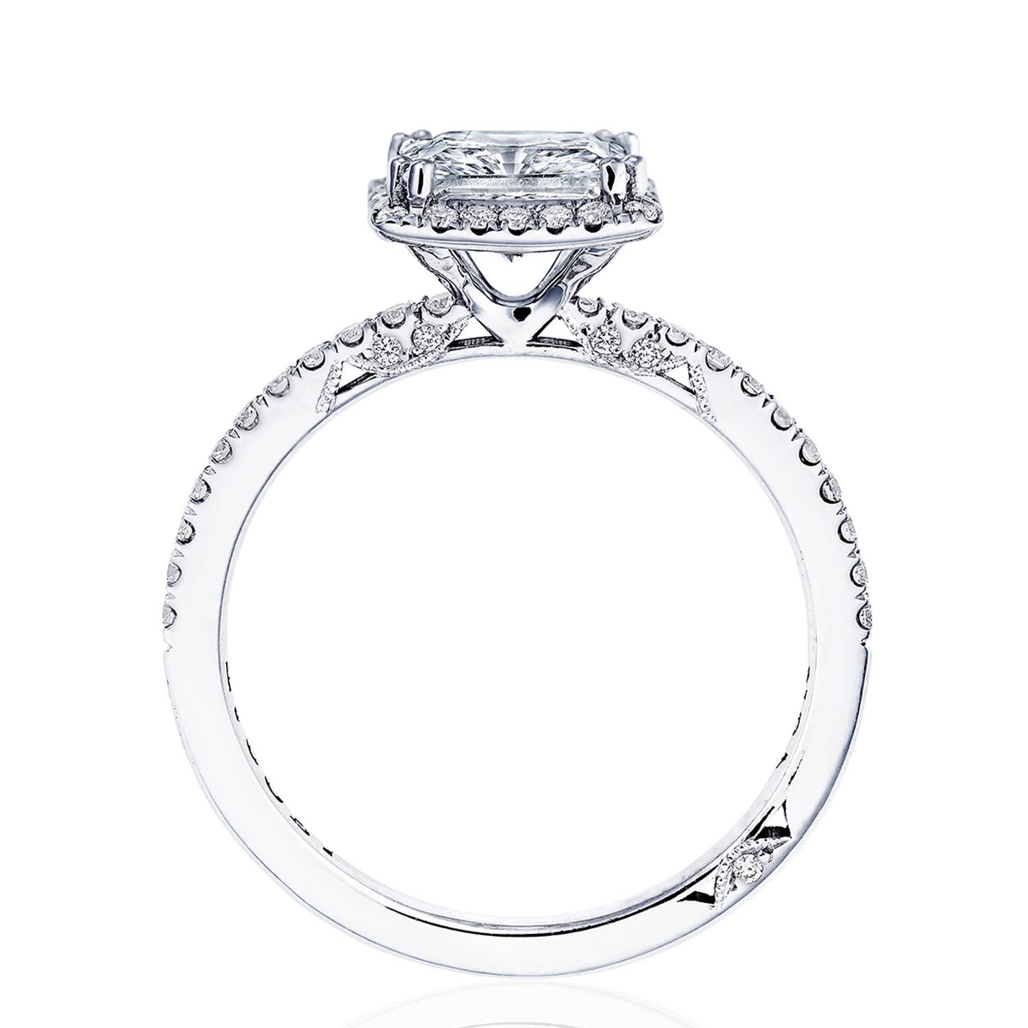 Simply TACORI | Princess Bloom Engagement Ring 267615PR65