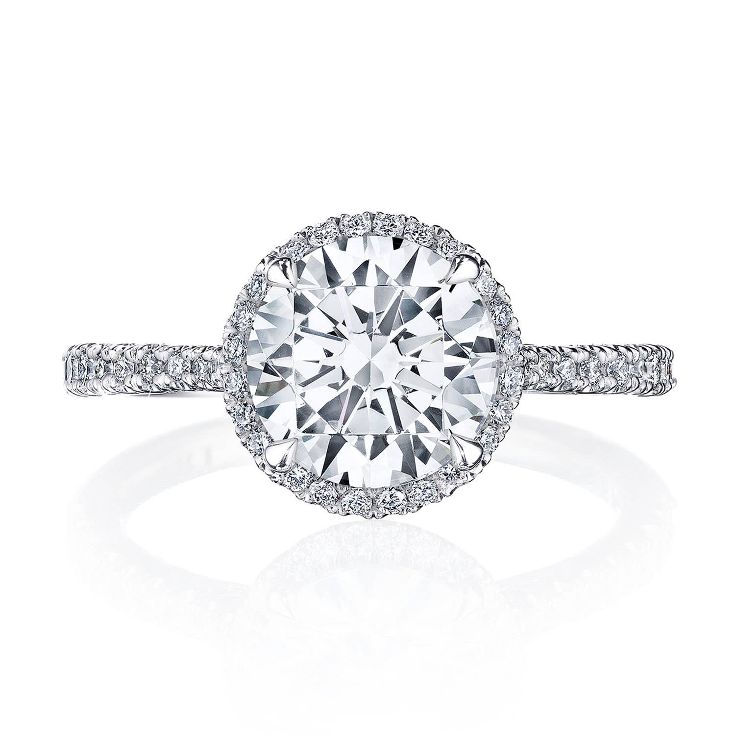 Simply TACORI | Round Bloom Engagement Ring 267615RD75