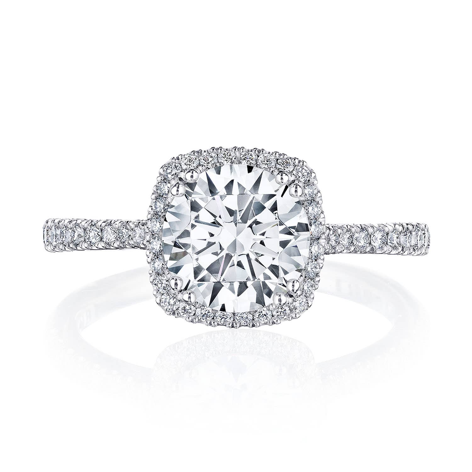 Simply TACORI | Round with Cushion Bloom Engagement Ring 2677CU75