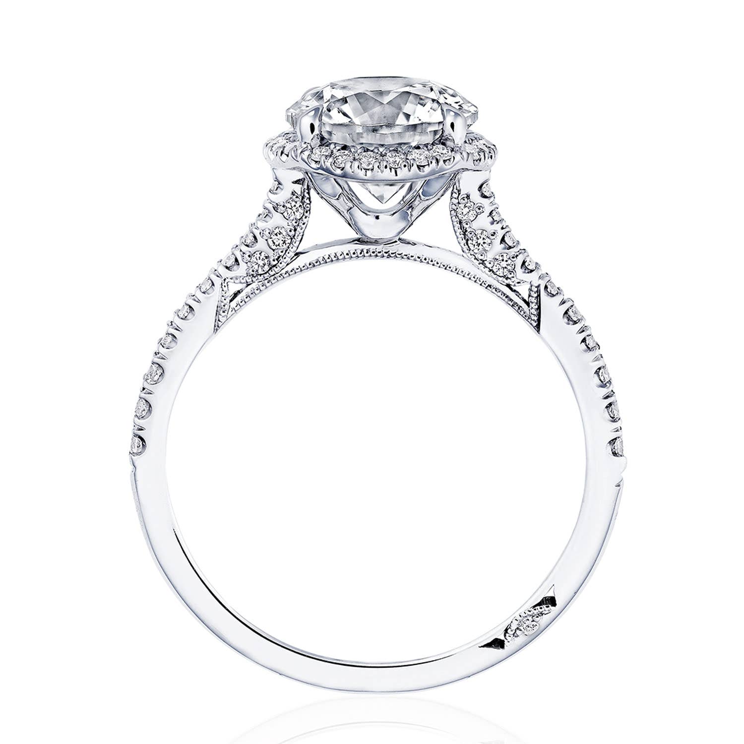 Simply TACORI | Round with Cushion Bloom Engagement Ring 2677CU75