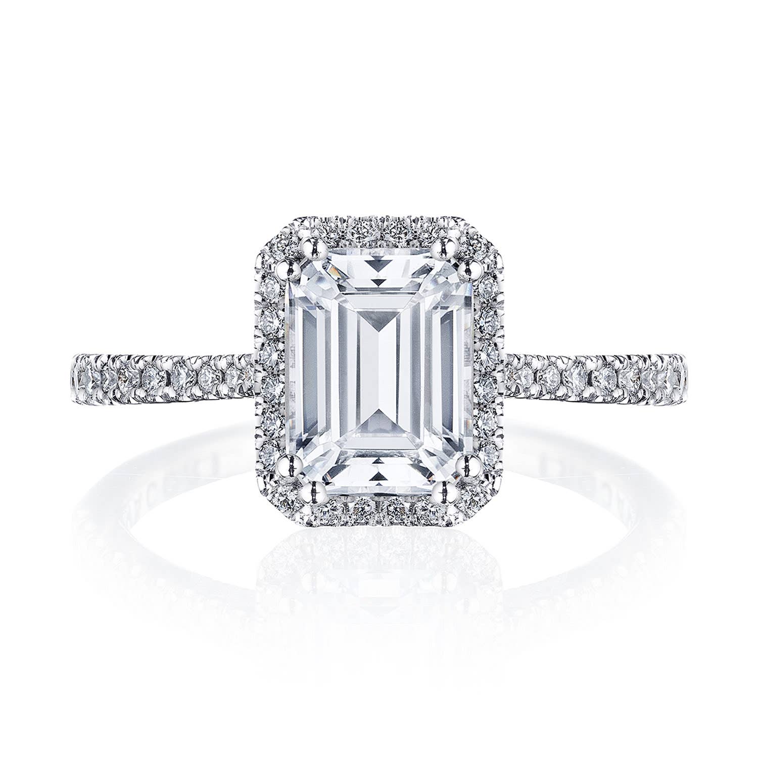 Simply TACORI | Emerald Bloom Engagement Ring 2677EC85X6