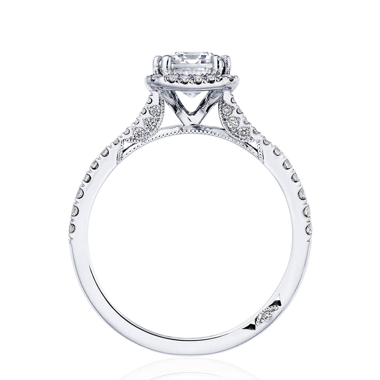 Simply TACORI | Emerald Bloom Engagement Ring 2677EC85X6