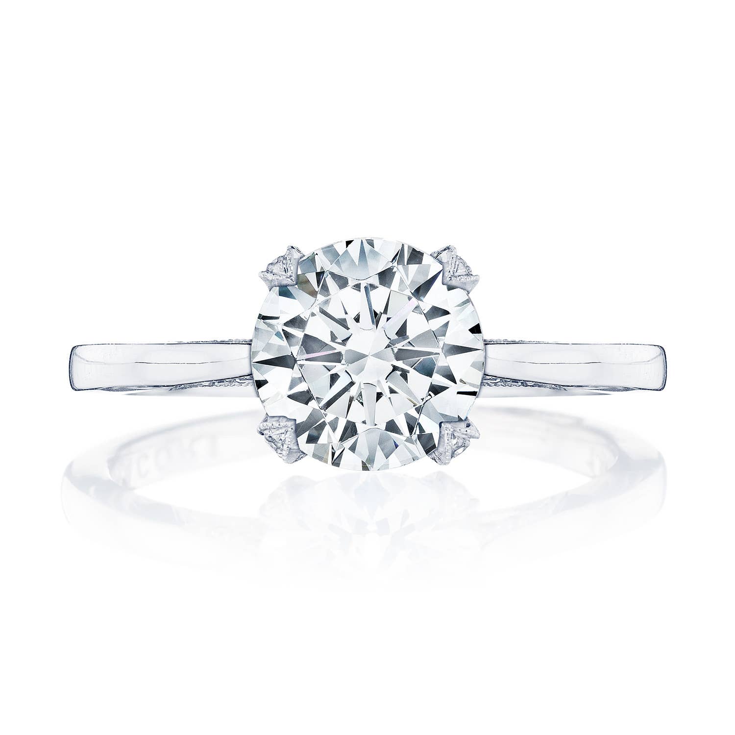 Simply TACORI | Round Solitaire Engagement Ring 2678RD75