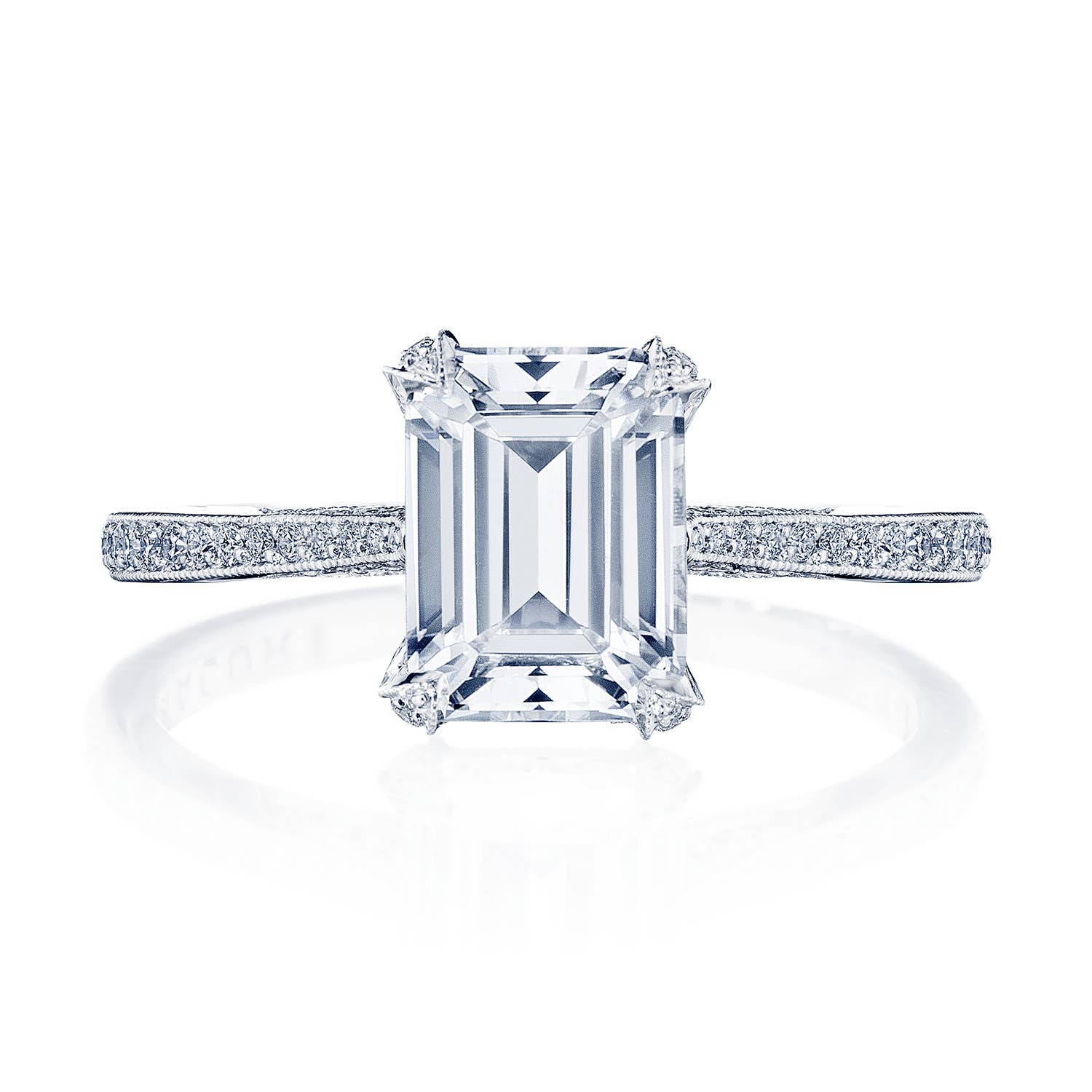 Simply TACORI | Emerald Solitaire Engagement Ring 2679EC8X6