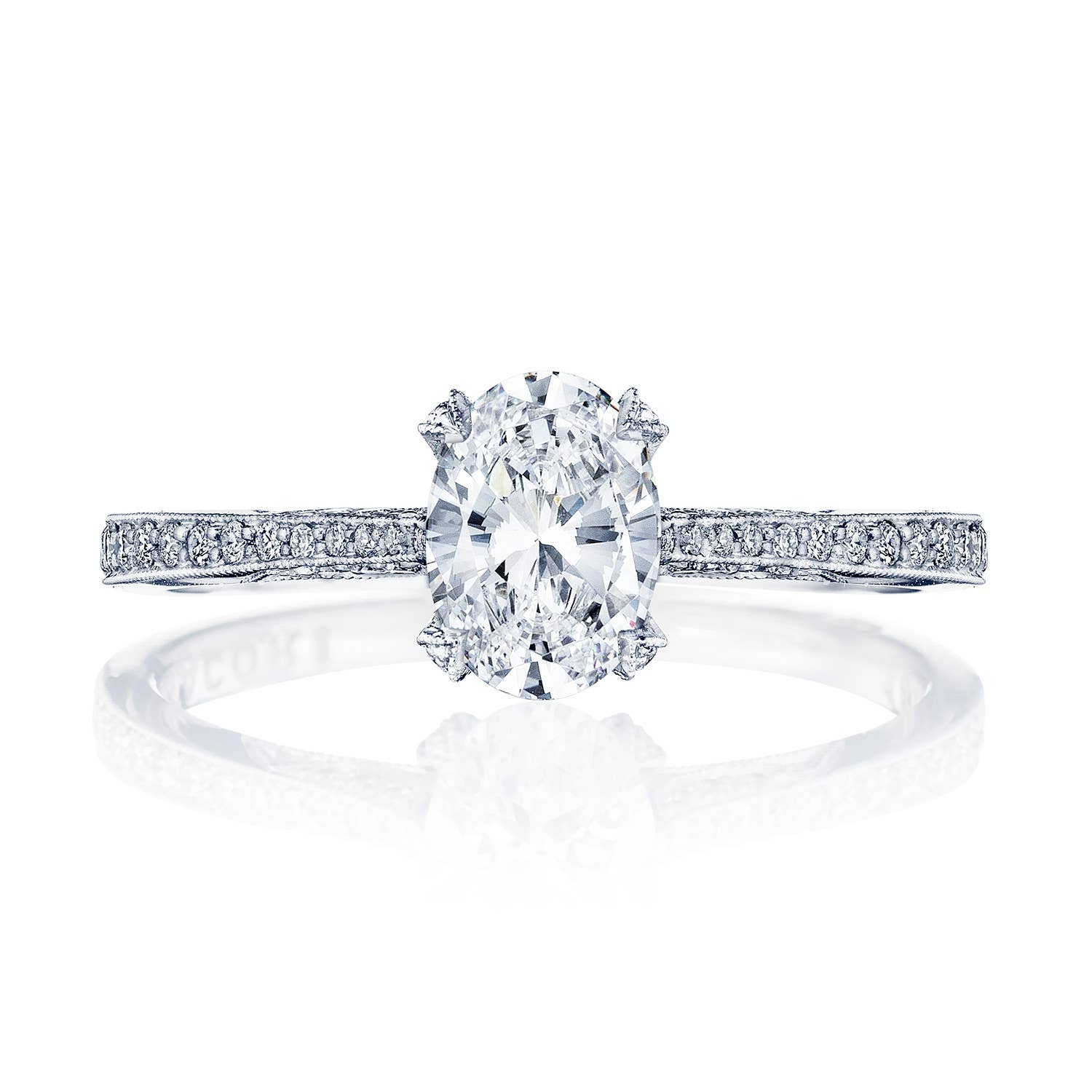 Simply TACORI | Oval Solitaire Engagement Ring 2679OV7X5