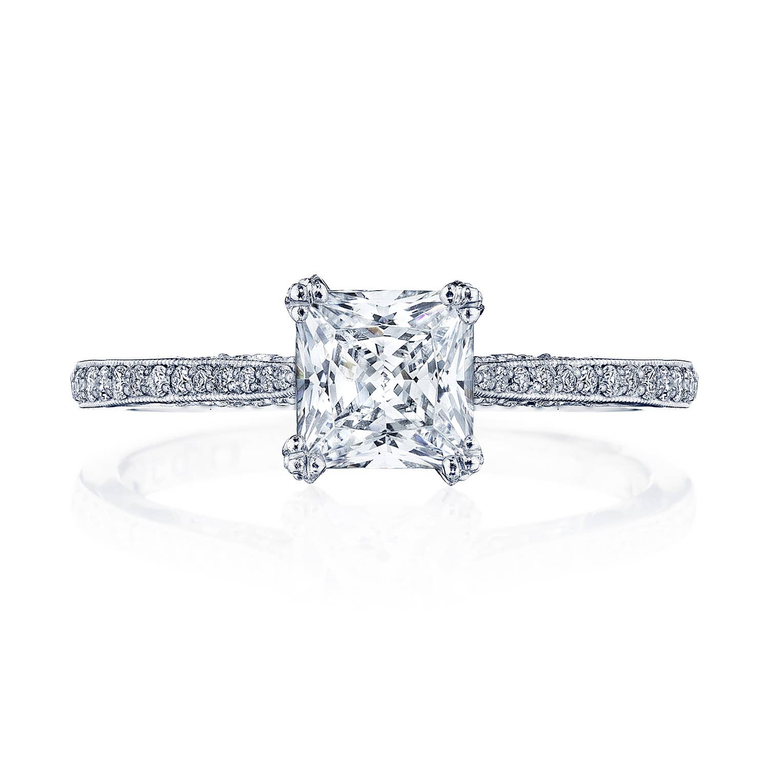 Simply TACORI | Princess Solitaire Engagement Ring 2679PR55