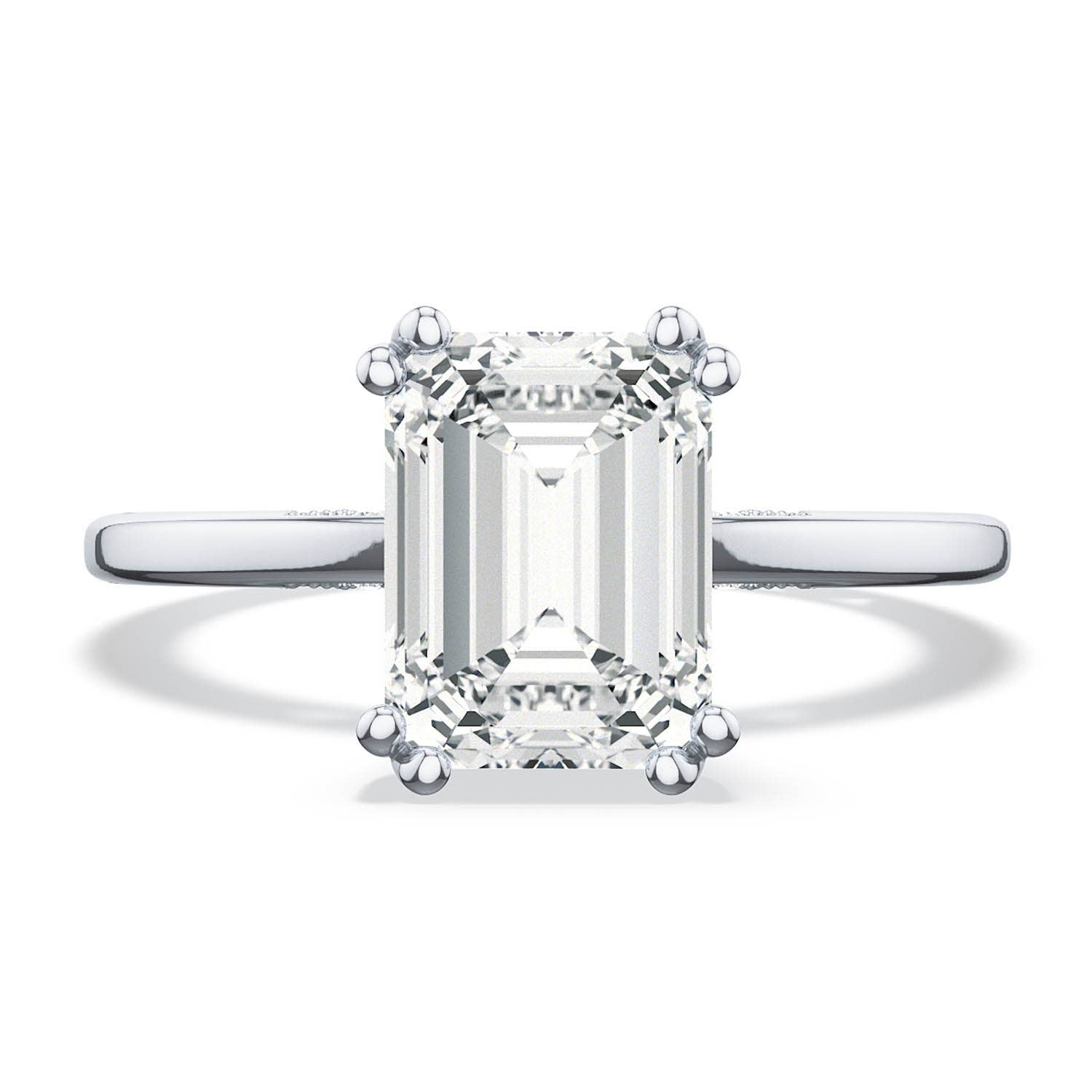Simply TACORI | Emerald Solitaire Engagement Ring 268215ec8x6