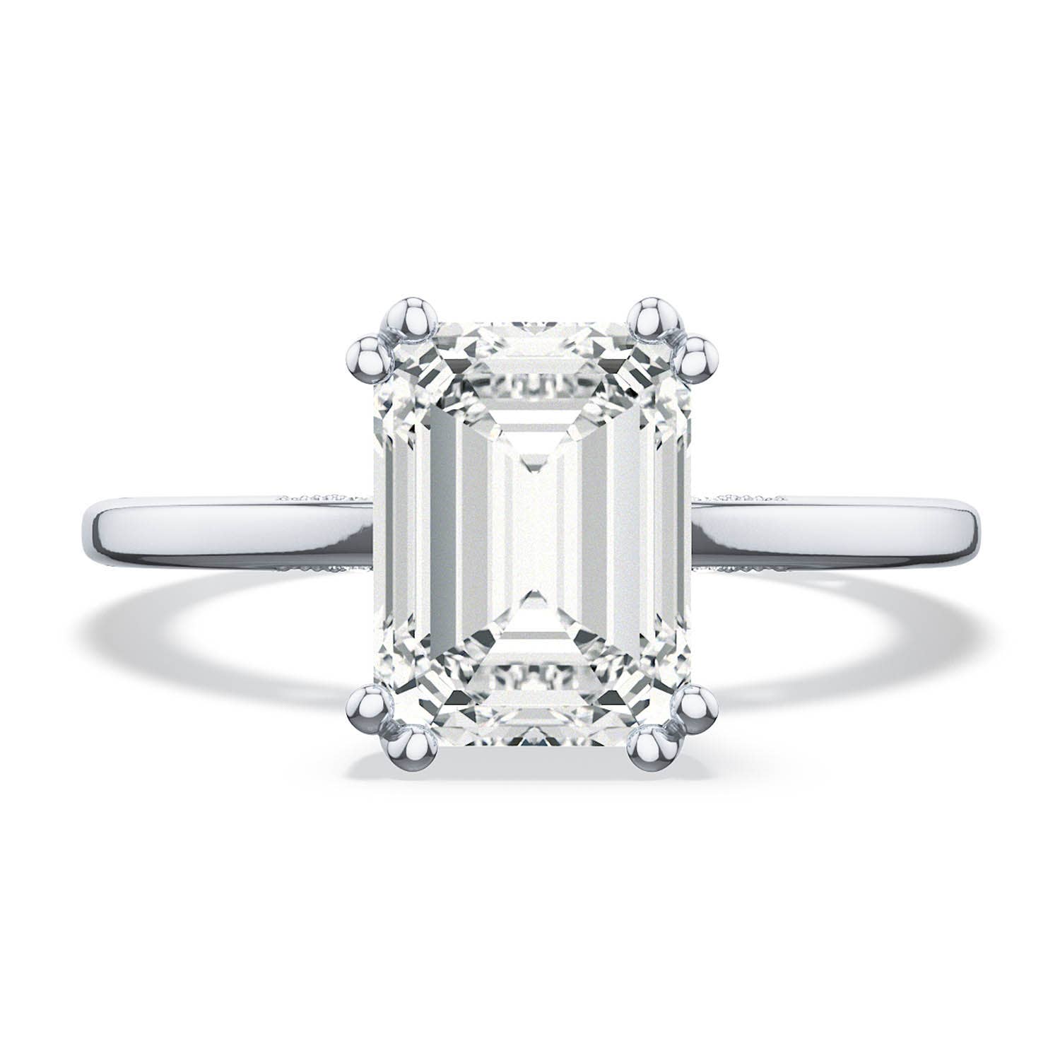 Simply TACORI | Emerald Solitaire Engagement Ring 268215ec8x6
