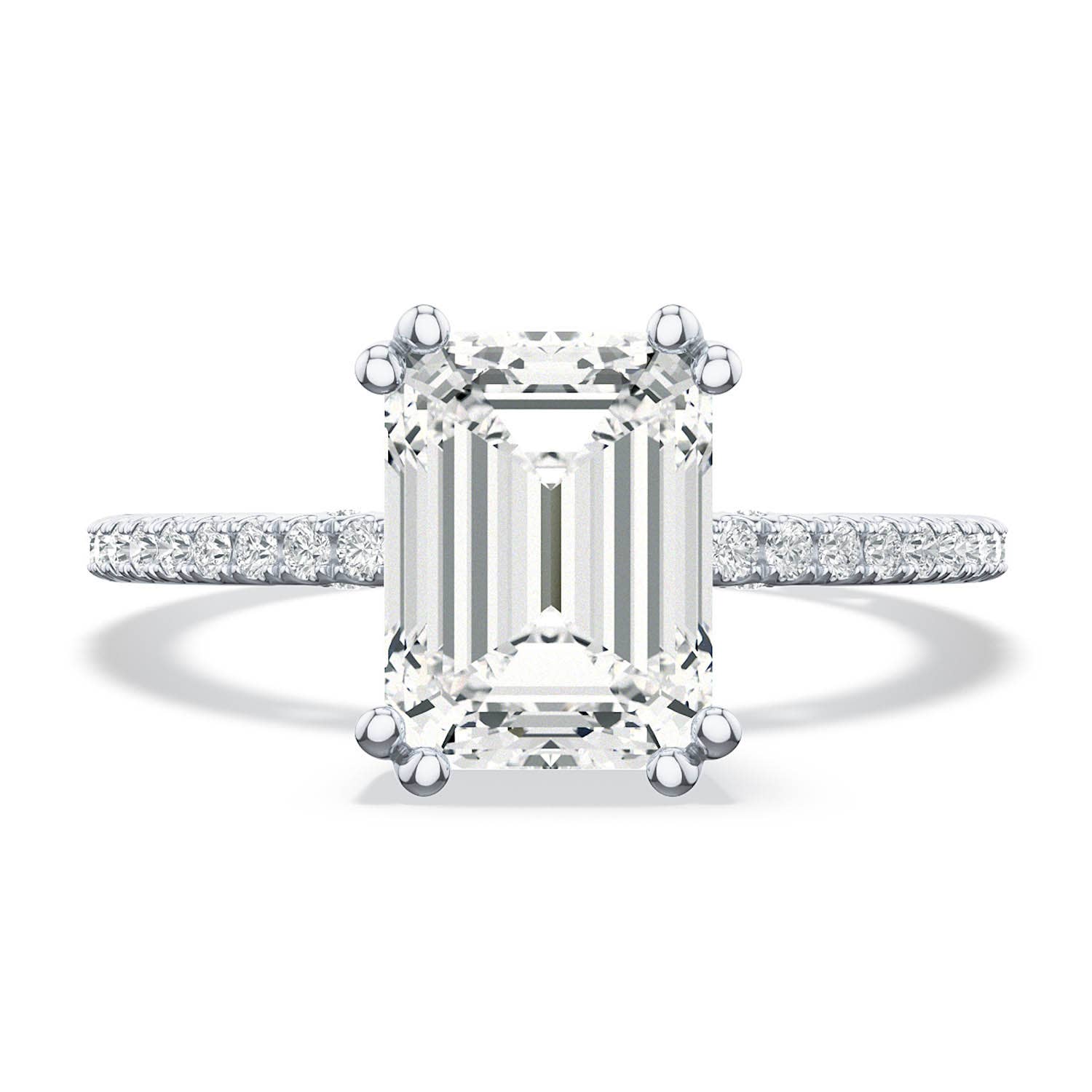 Simply TACORI | Emerald Solitaire Engagement Ring 268315ec8x6