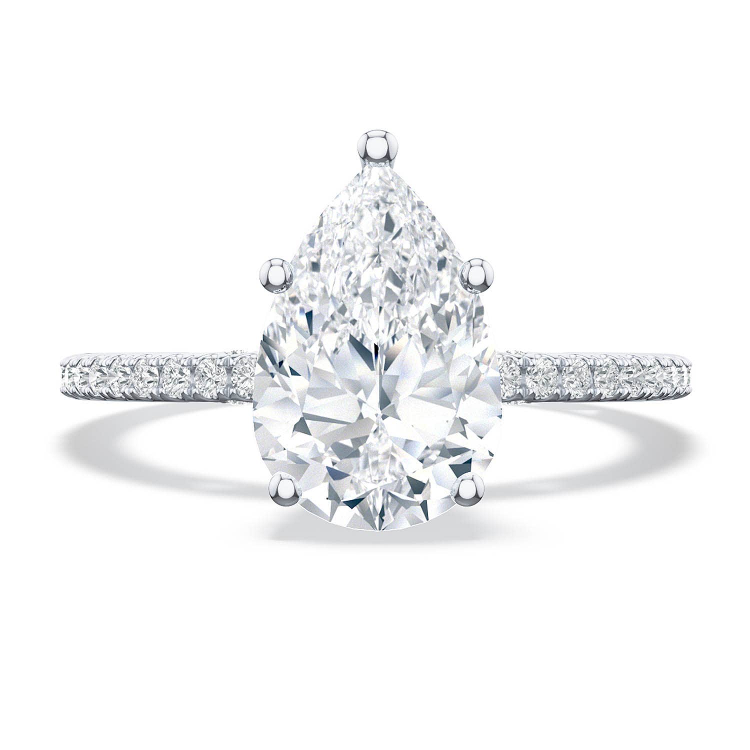 Simply TACORI | Pear Solitaire Engagement Ring 268315ps10x7