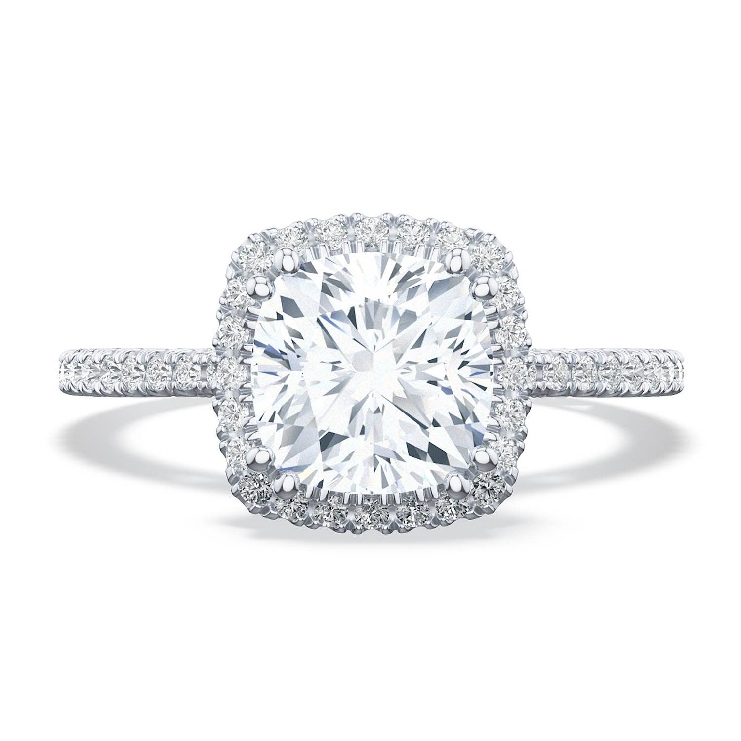 Simply TACORI | Cushion Bloom Engagement Ring 268415cuc65