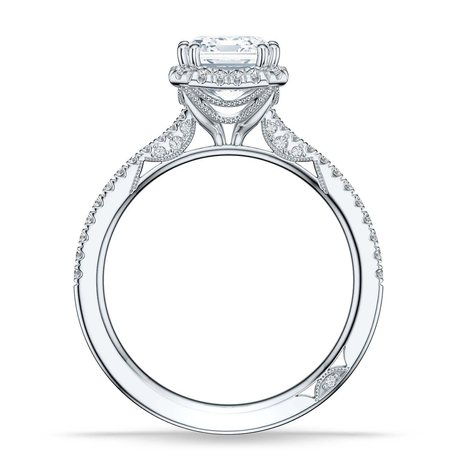 Simply TACORI | Emerald Bloom Engagement Ring 268415ec8x6