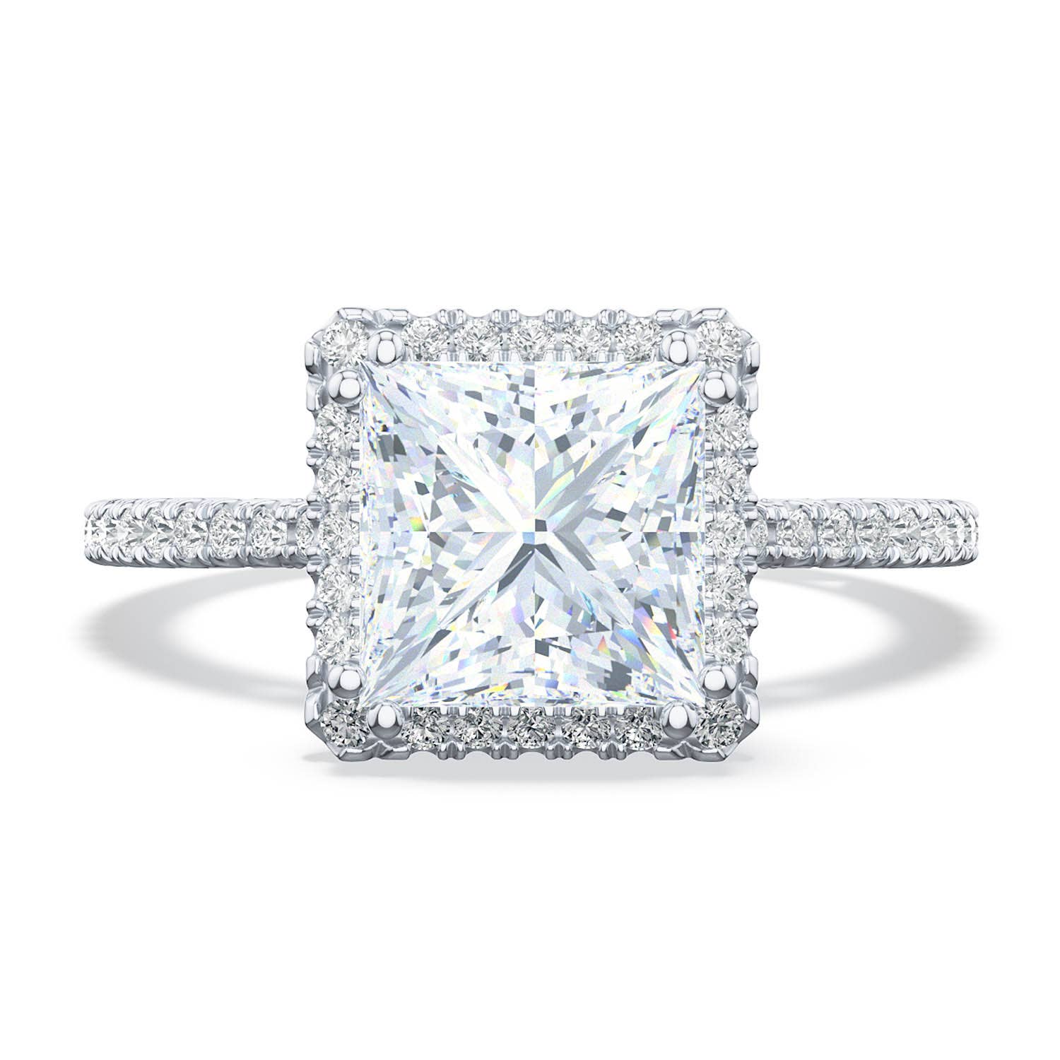 Simply TACORI | Princess Bloom Engagement Ring 268415pr65