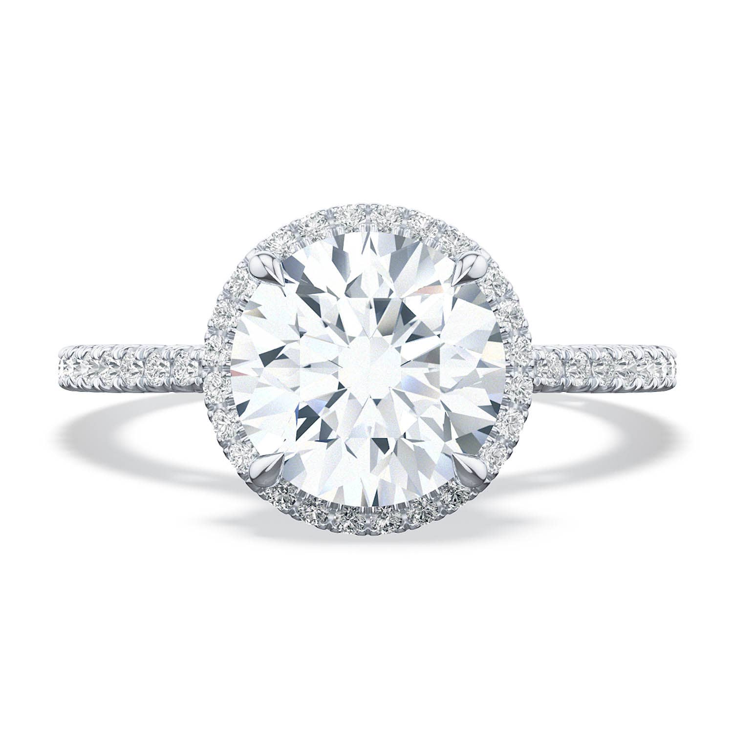 Simply TACORI | Round Bloom Engagement Ring 268415rd75