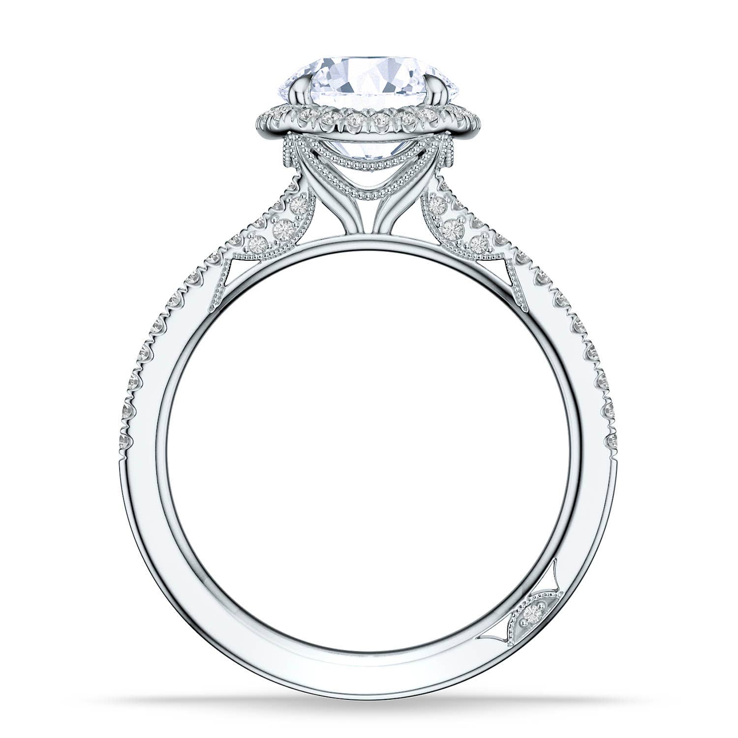 Simply TACORI | Round Bloom Engagement Ring 268415rd75