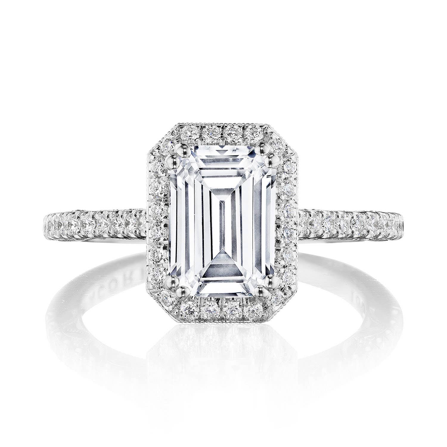 Dantela | Emerald Bloom Engagement Ring 269117EC85X6