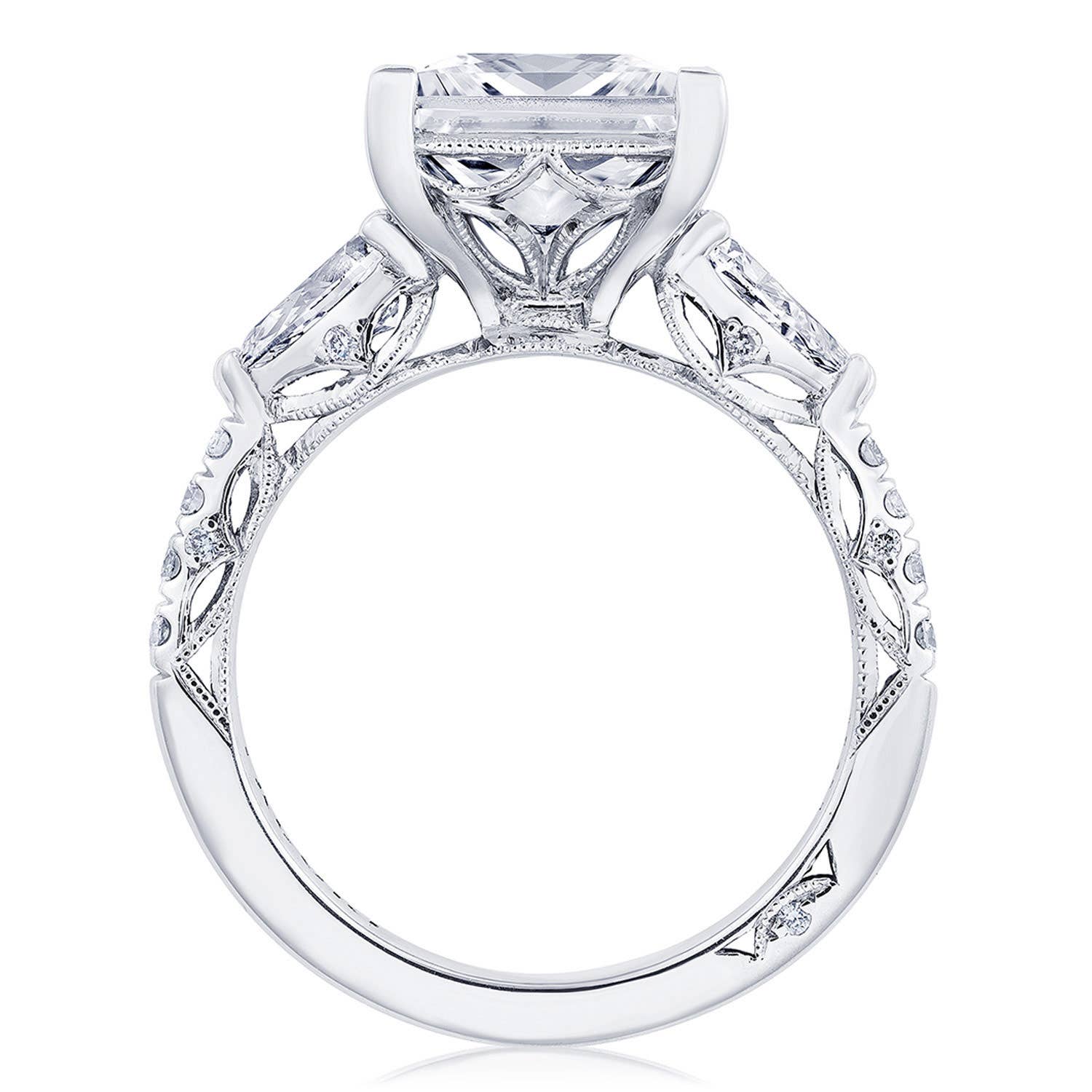Dantela | Princess 3-Stone Engagement Ring 269522PR85