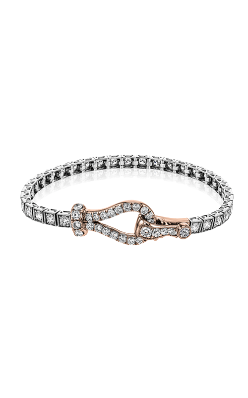 Buckle Bracelet in 18K Gold with Diamonds MB1734-R