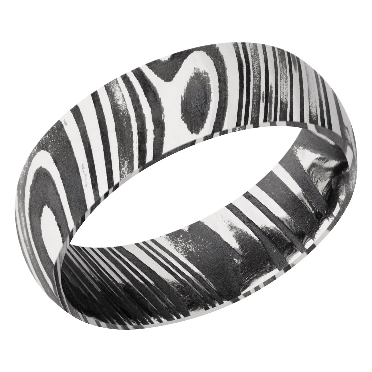 Lashbrook 7MM Damascus Woodgrain Wedding Band