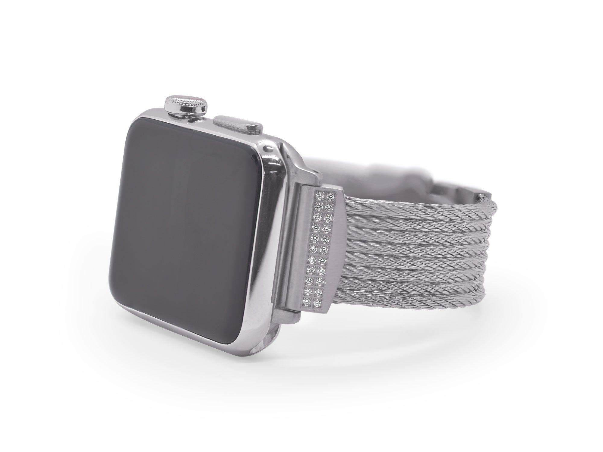 ALOR  Silver Straps Bracelet  APL-32-0008-10