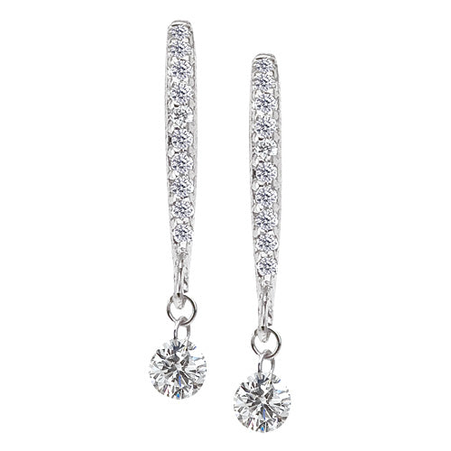 DASHING DIAMOND DANGLE EARRINGS E9204