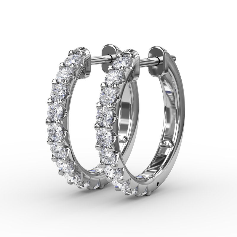 .6ct Diamond Hoop Earrings ER4929 - TBird