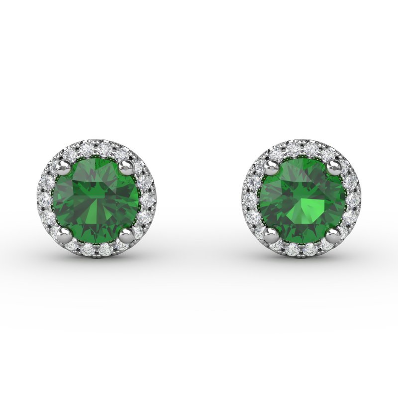 Dazzling Brilliant Cut Stud Earrings ER7002E - TBird