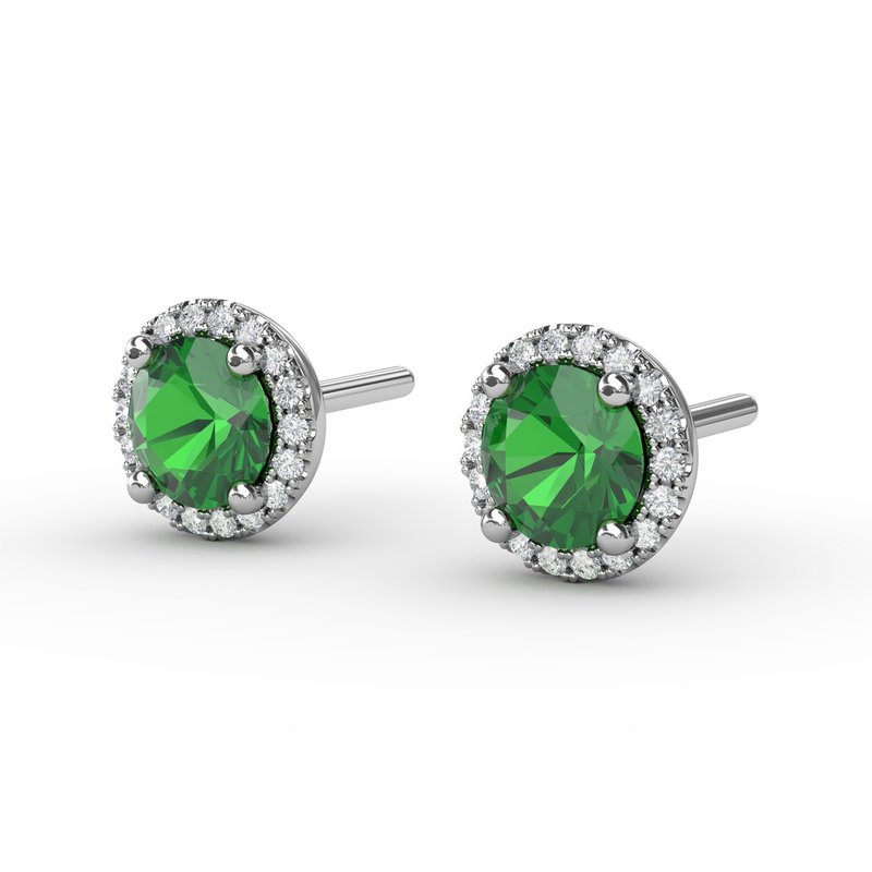 Dazzling Brilliant Cut Stud Earrings ER7002E - TBird