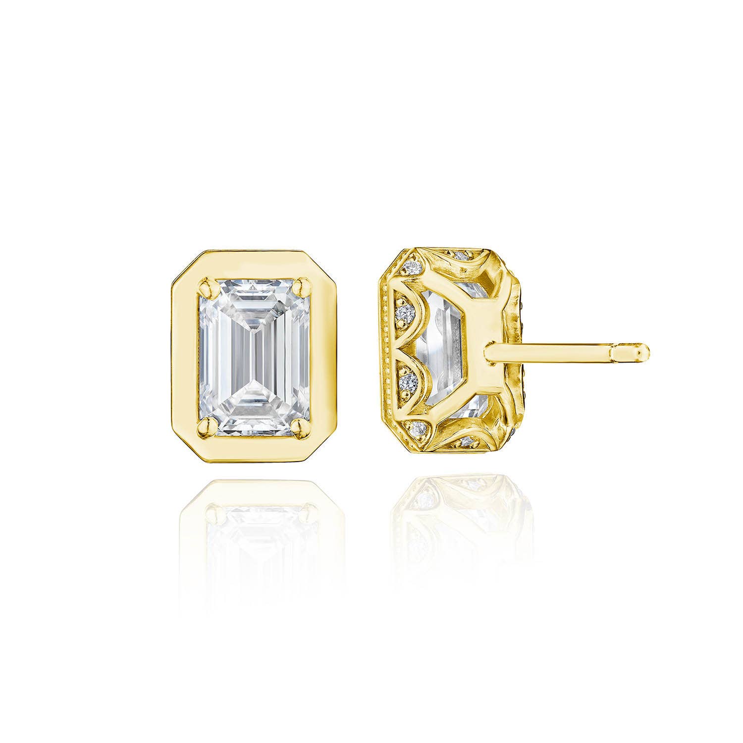 TACORI Allure | Emerald Diamond Stud Earring - 2.07ct FE823EC7X5LDY