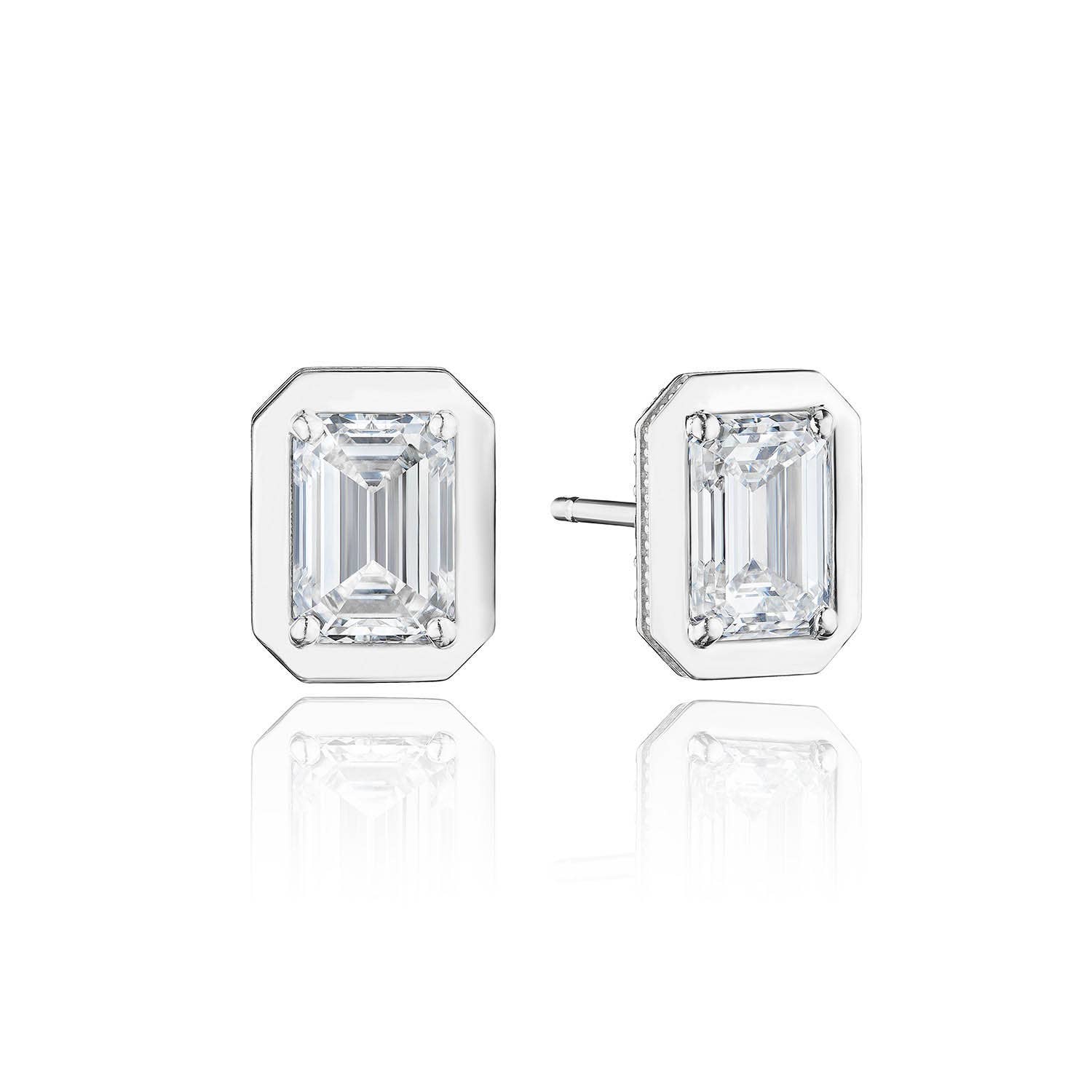 TACORI Allure | Emerald Diamond Stud Earring - 2.07ct FE823EC7X5LD