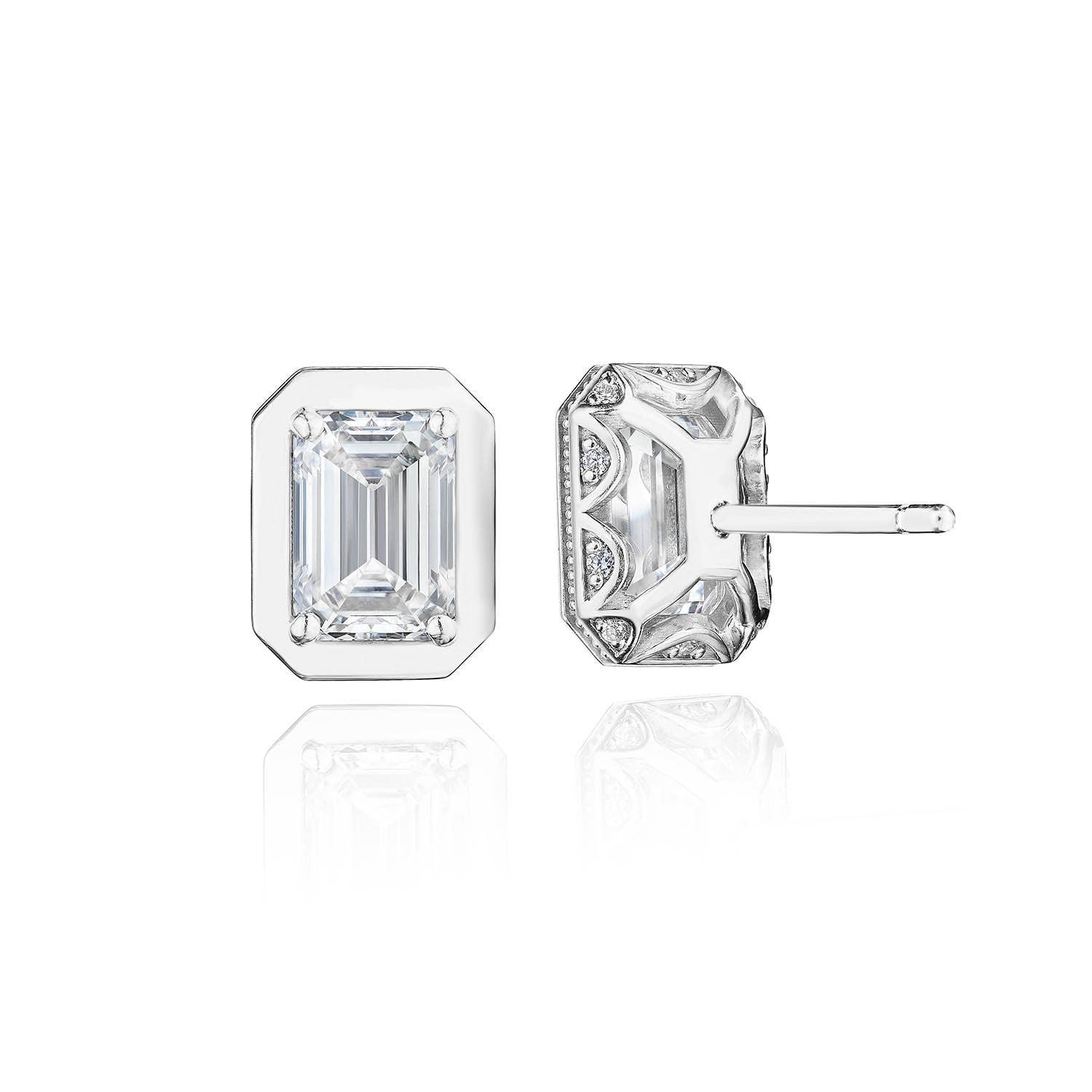 TACORI Allure | Emerald Diamond Stud Earring - 2.07ct FE823EC7X5LD