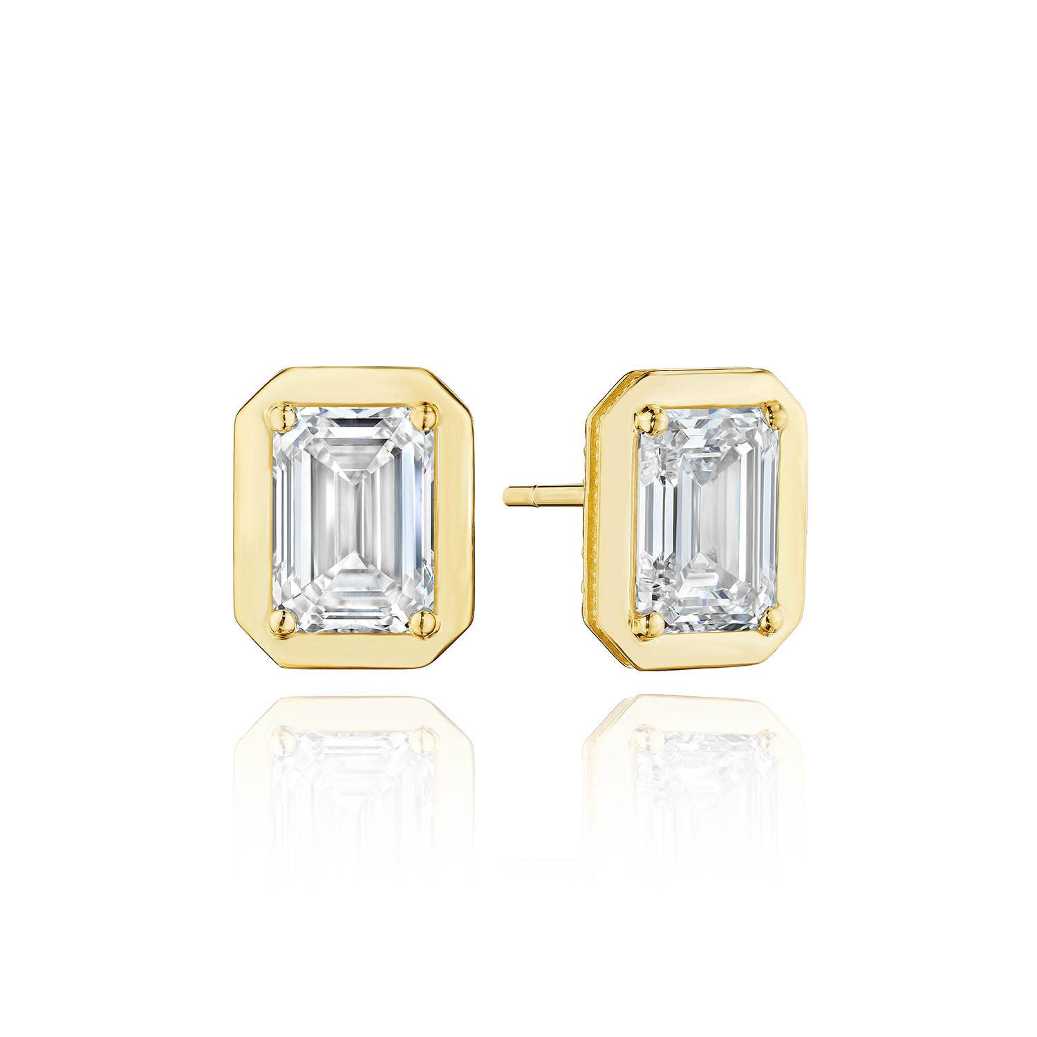 TACORI Allure | Emerald Diamond Stud Earring - 4.1ct FE823EC85X6LDY