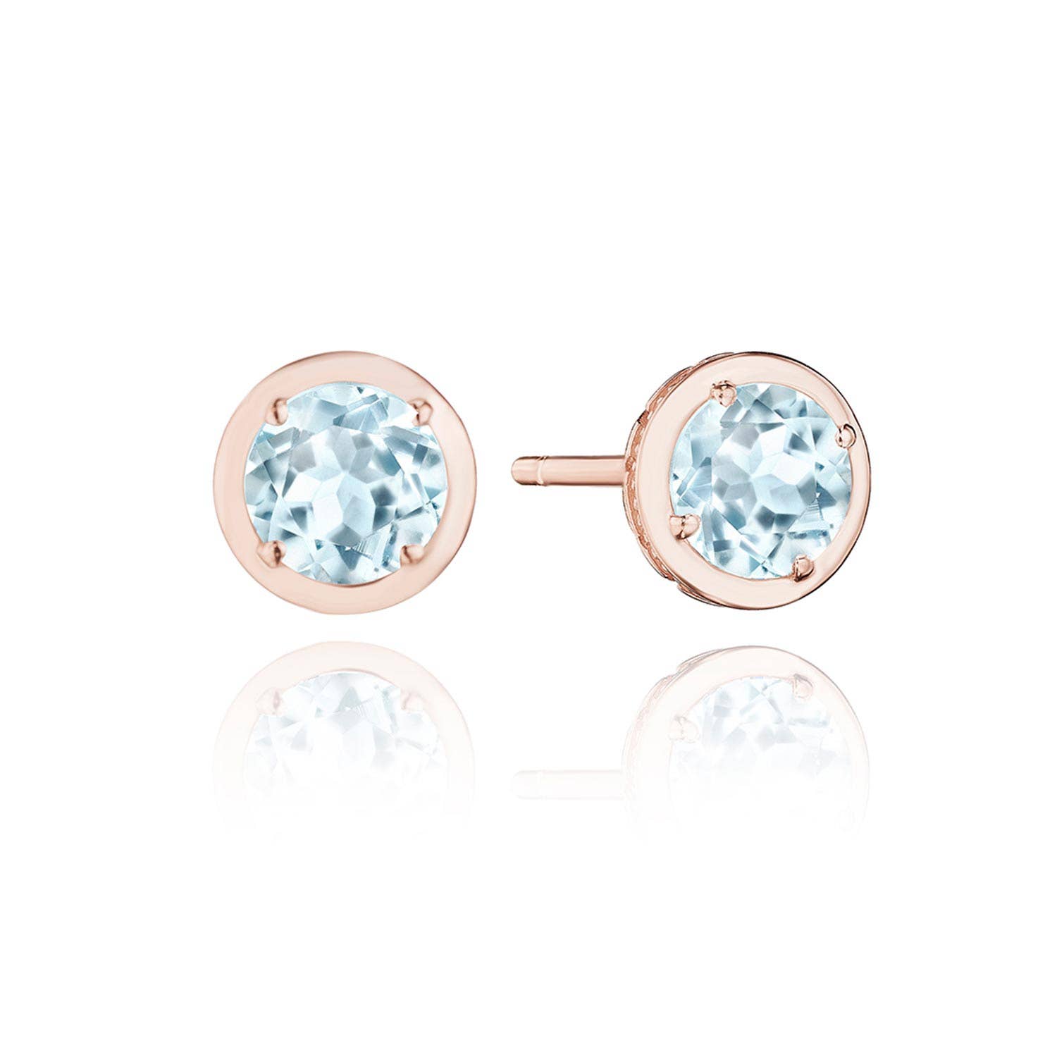 TACORI Allure | Round Sky Blue Topaz Stud Earring - 1.4ct FE823RD5BTPK