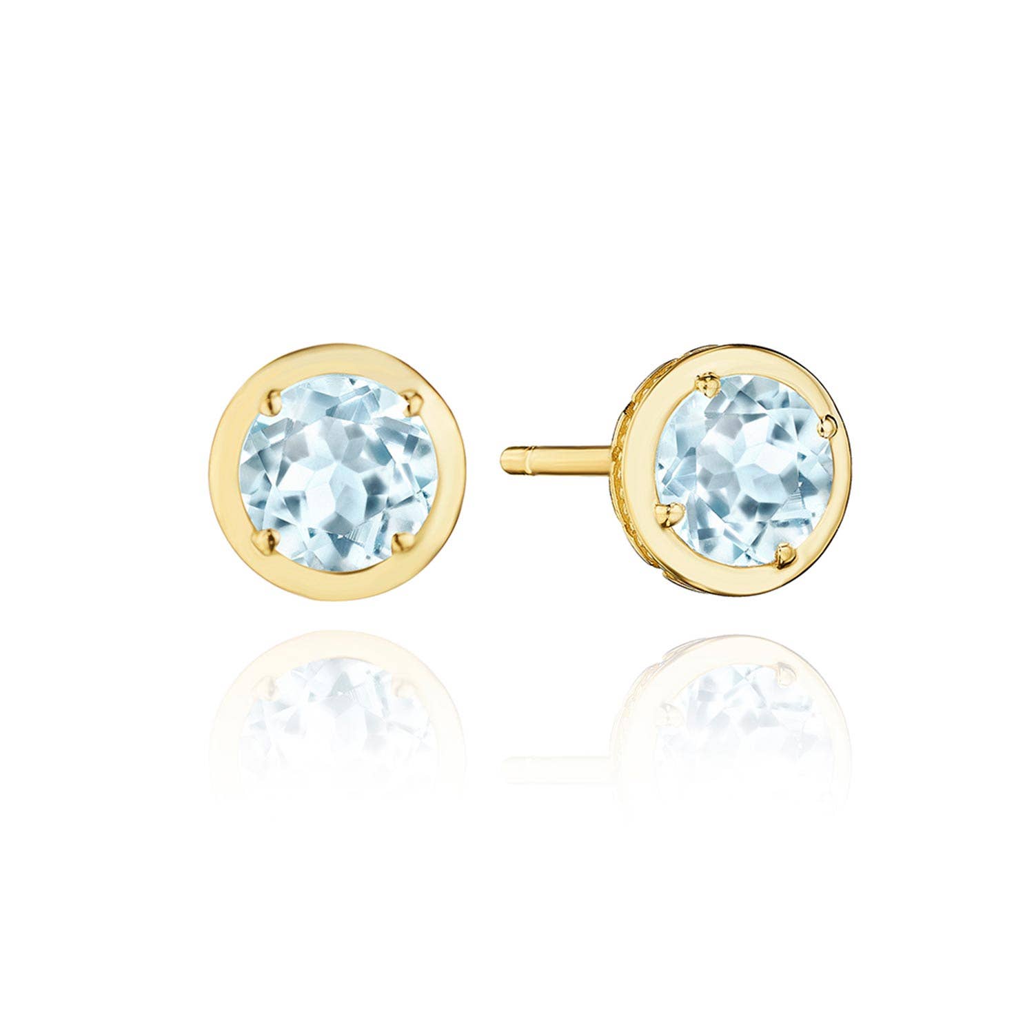 TACORI Allure | Round Sky Blue Topaz Stud Earring - 1.4ct FE823RD5BTY