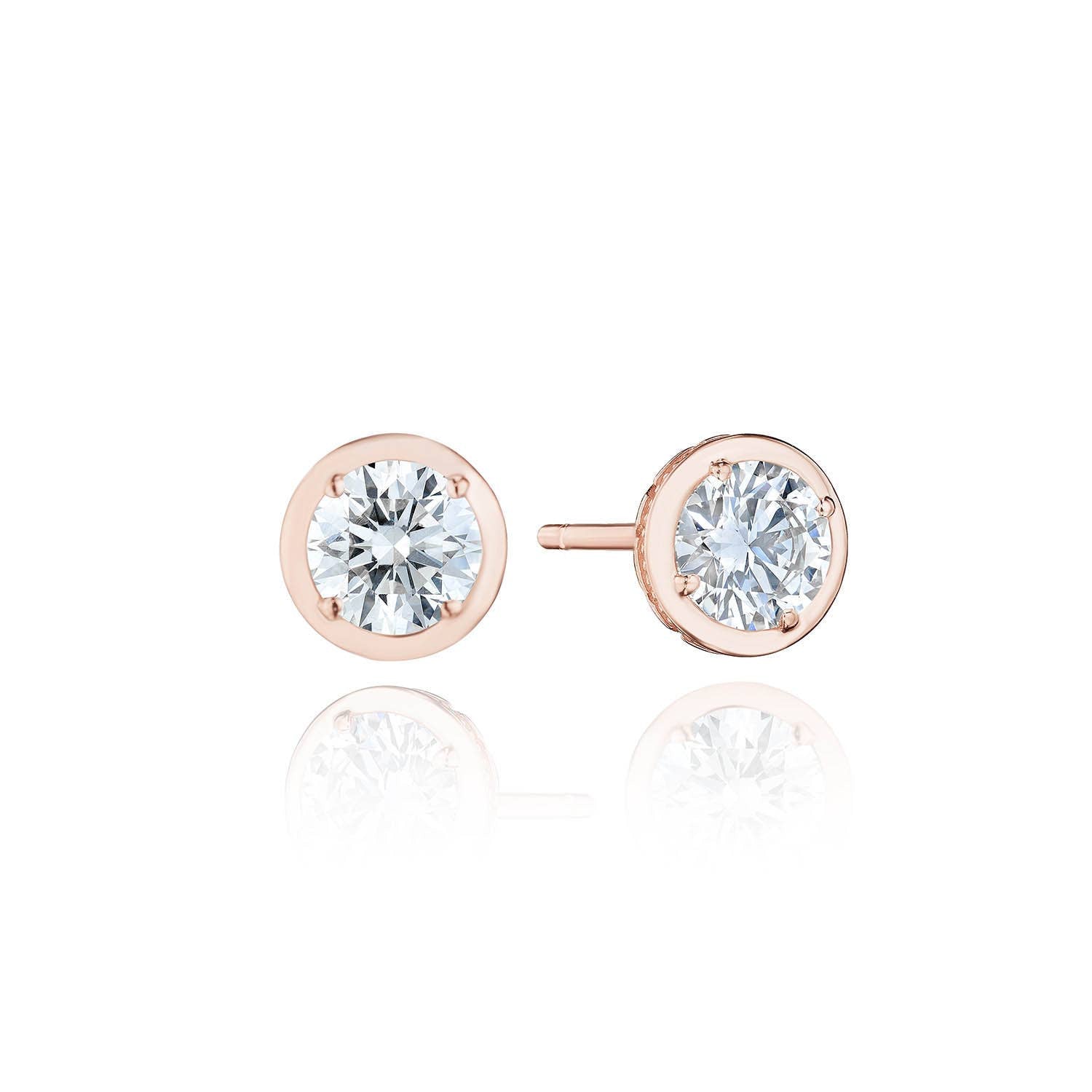 TACORI Allure | Round Diamond Stud Earring - 1ct FE823RD5LDPK