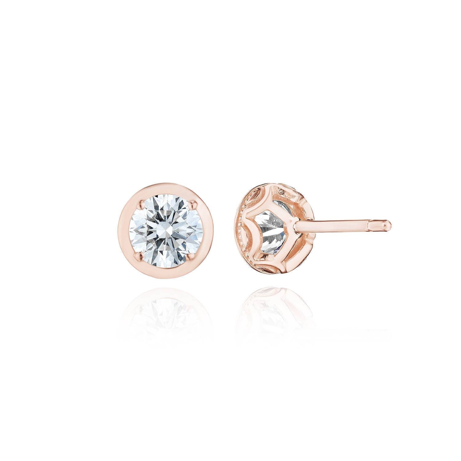 TACORI Allure | Round Diamond Stud Earring - 1ct FE823RD5LDPK