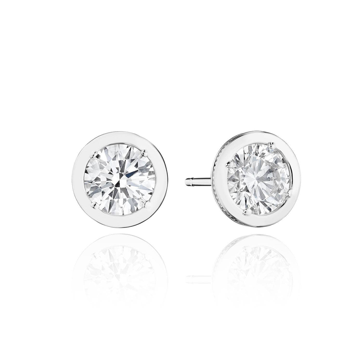 TACORI Allure | Round Diamond Stud Earring - 2.08ct FE823RD65LD