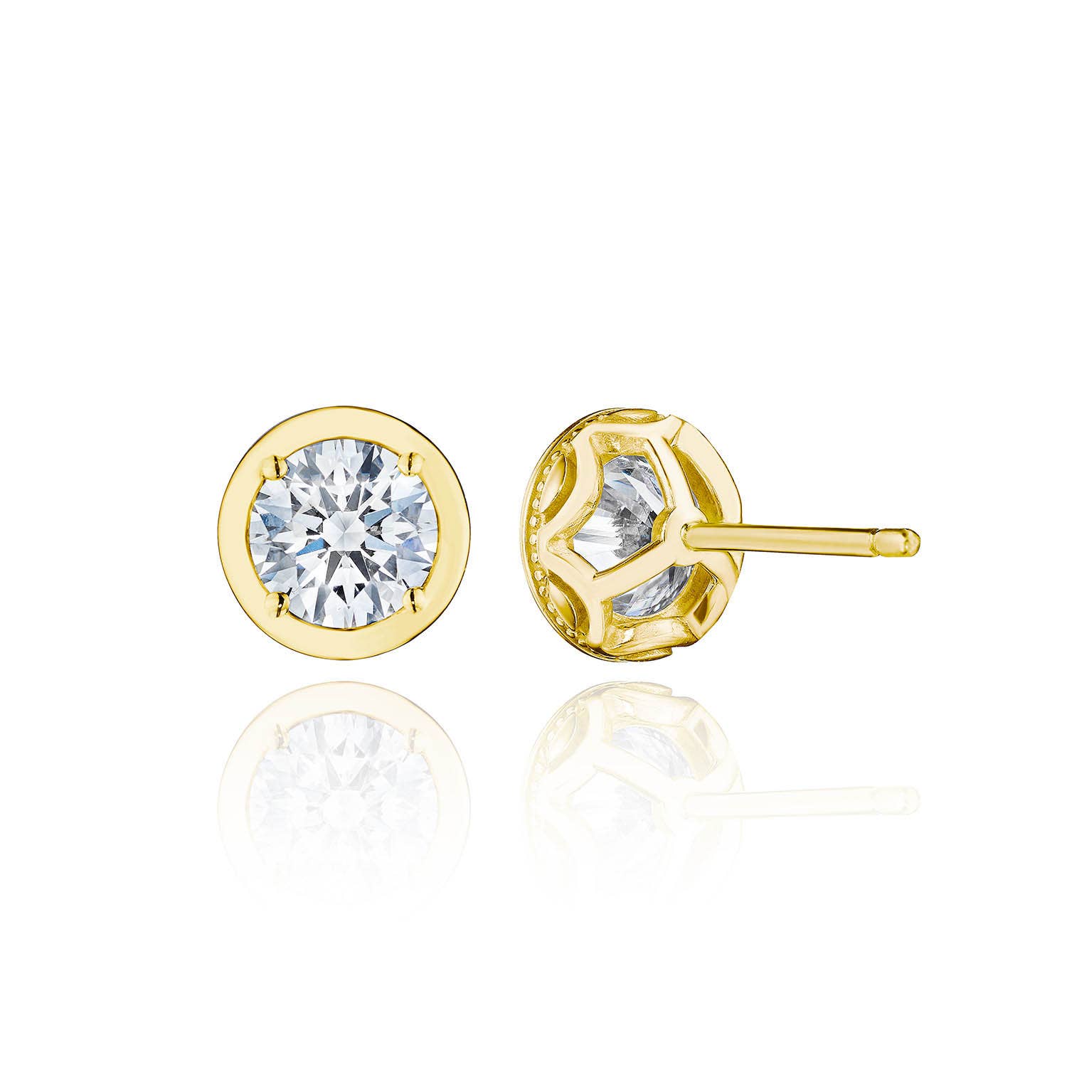 TACORI Allure | Round Diamond Stud Earring - 1.5ct FE823RD6LDY