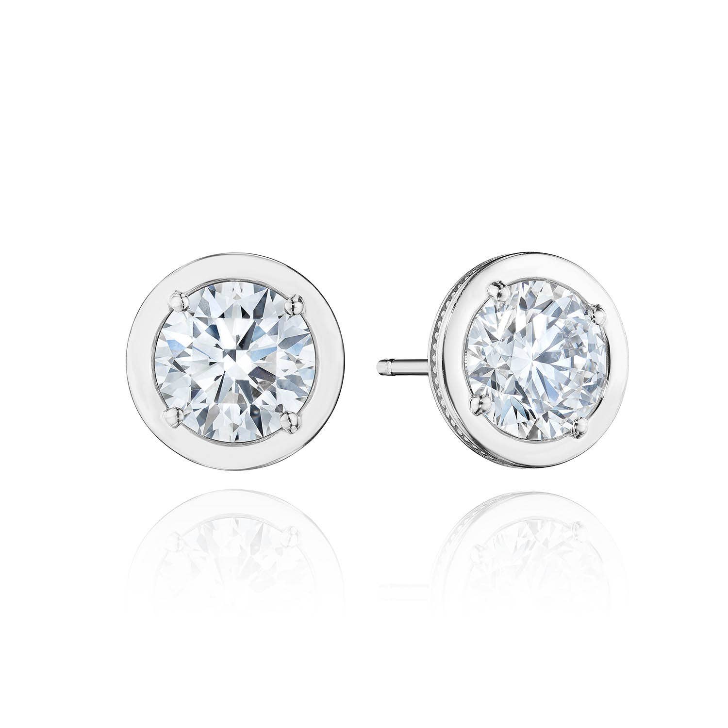 TACORI Allure | Round Diamond Stud Earring - 3.08ct FE823RD75LD