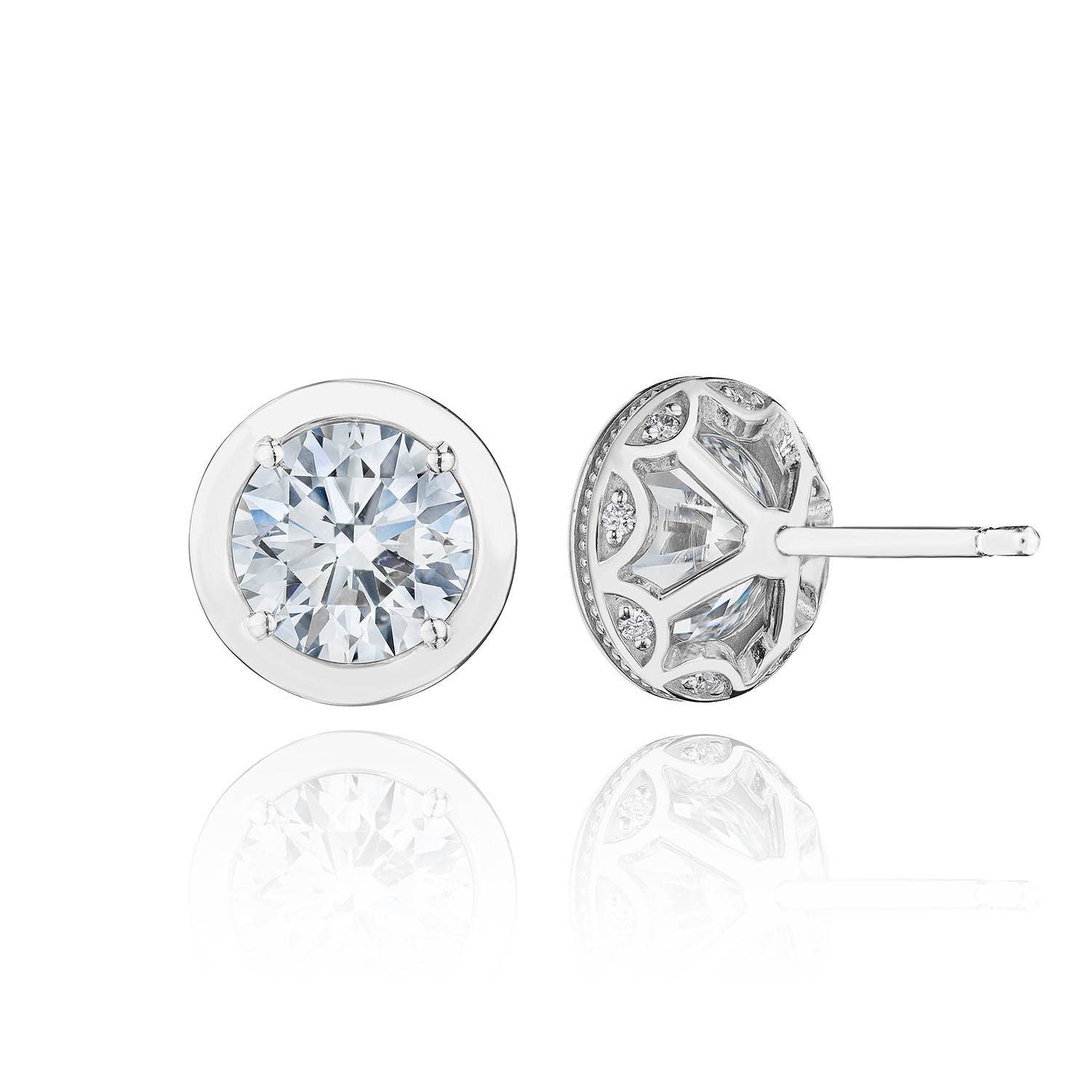 TACORI Allure | Round Diamond Stud Earring - 3.08ct FE823RD75LD