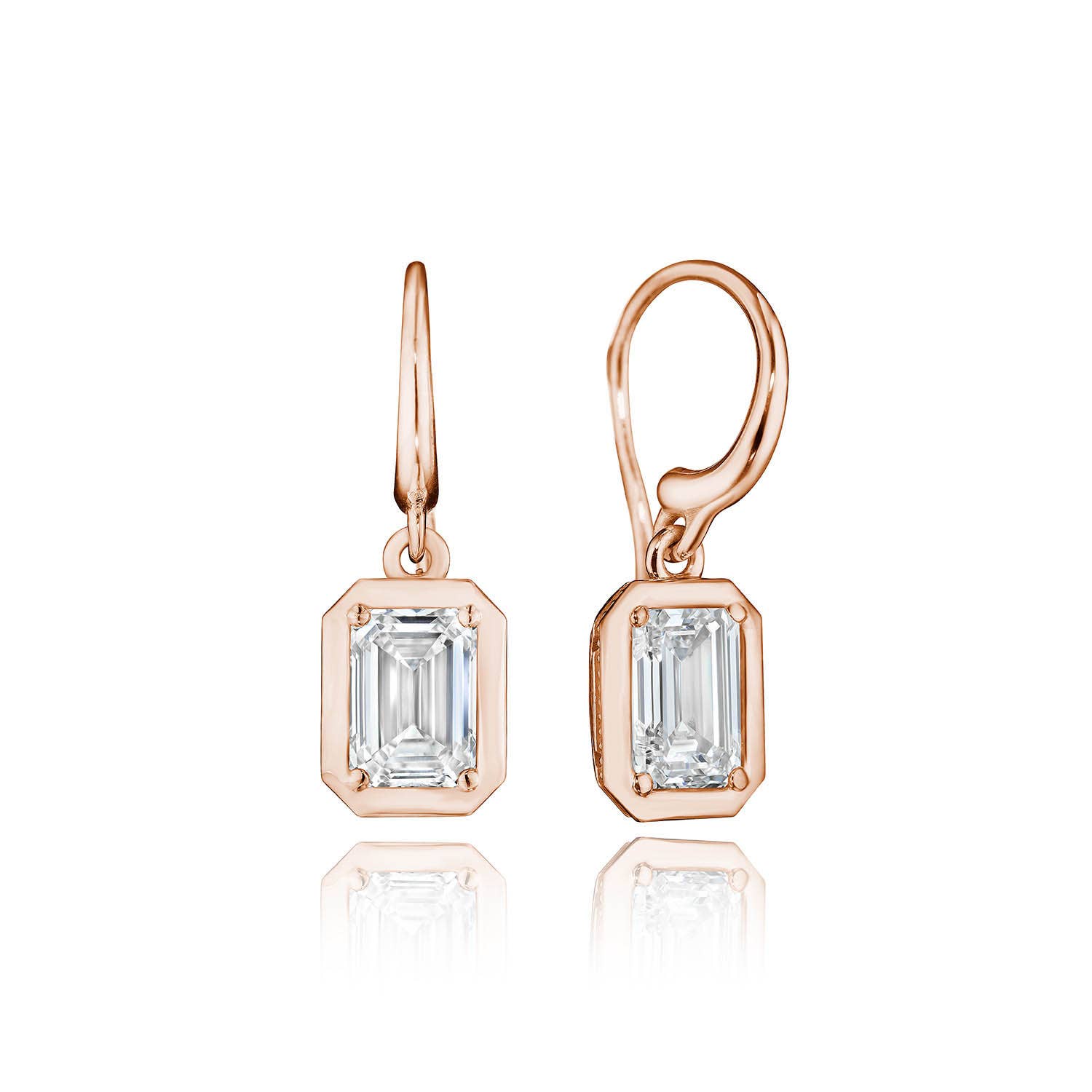 TACORI Allure | Diamond French Wire Earring - 1.5ct FE824EC65X45LDPK